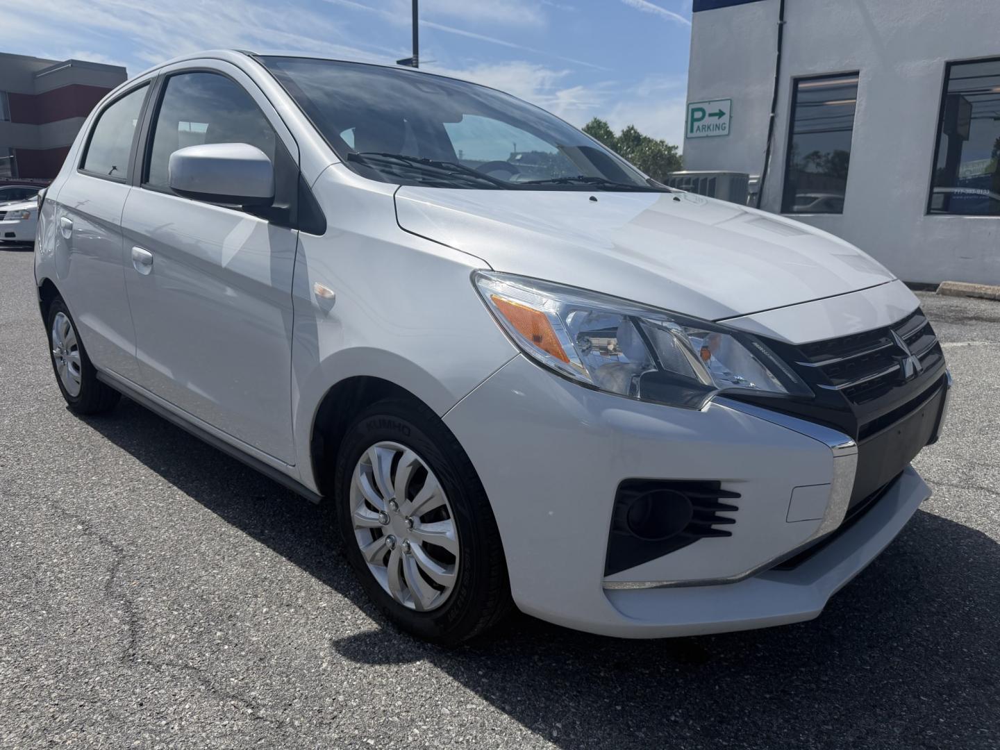 2022 WHITE Mitsubishi Mirage ES CVT (ML32AUHJ7NH) with an 1.2L L3 DOHC engine, CVT transmission, located at 1254 Manheim Pike, Lancaster, PA, 17601, (717) 393-9133, 40.062870, -76.323273 - The 2019 Mitsubishi Mirage G4 is an affordable, fuel-efficient sedan that’s perfect for commuting and everyday driving. Its compact size makes it easy to maneuver and park, while the comfortable interior, four-door design, and spacious trunk provide plenty of everyday practicality. With low operat- Photo#6