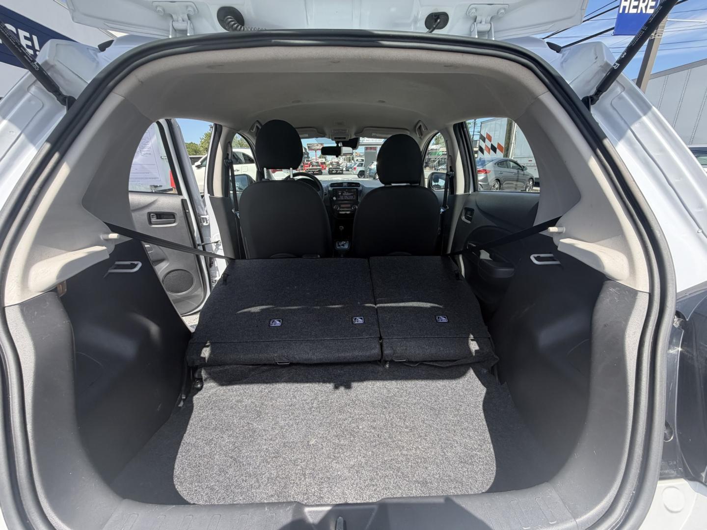 2022 WHITE Mitsubishi Mirage ES CVT (ML32AUHJ7NH) with an 1.2L L3 DOHC engine, CVT transmission, located at 1254 Manheim Pike, Lancaster, PA, 17601, (717) 393-9133, 40.062870, -76.323273 - The 2019 Mitsubishi Mirage G4 is an affordable, fuel-efficient sedan that’s perfect for commuting and everyday driving. Its compact size makes it easy to maneuver and park, while the comfortable interior, four-door design, and spacious trunk provide plenty of everyday practicality. With low operat- Photo#17