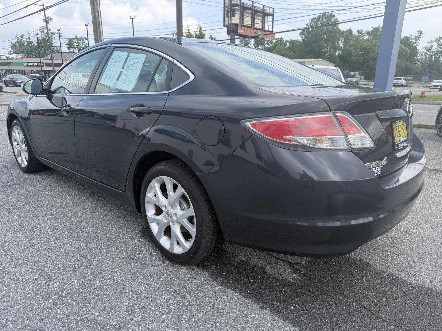 2013 BLACK Mazda MAZDA6 i Touring Plus (1YVHZ8EH7D5) with an 2.5L L4 DOHC 16V engine, 6-Speed Automatic transmission, located at 1254 Manheim Pike, Lancaster, PA, 17601, (717) 393-9133, 40.062870, -76.323273- Photo#2