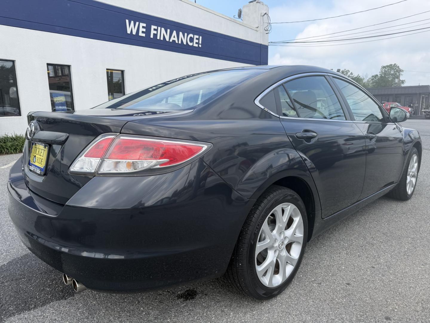 2013 BLACK Mazda MAZDA6 i Touring Plus (1YVHZ8EH7D5) with an 2.5L L4 DOHC 16V engine, 6-Speed Automatic transmission, located at 1254 Manheim Pike, Lancaster, PA, 17601, (717) 393-9133, 40.062870, -76.323273- Photo#4