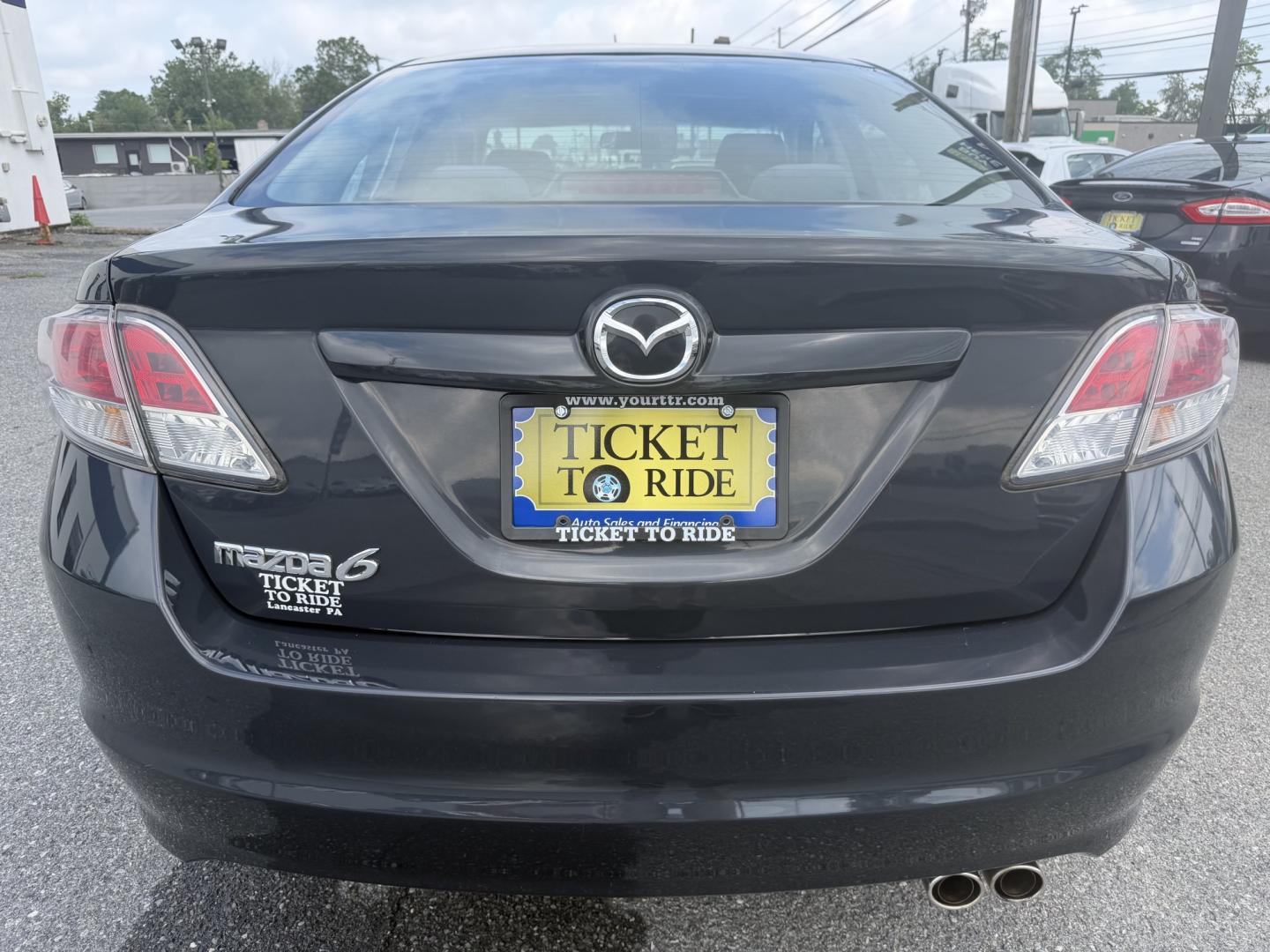 2013 BLACK Mazda MAZDA6 i Touring Plus (1YVHZ8EH7D5) with an 2.5L L4 DOHC 16V engine, 6-Speed Automatic transmission, located at 1254 Manheim Pike, Lancaster, PA, 17601, (717) 393-9133, 40.062870, -76.323273- Photo#3