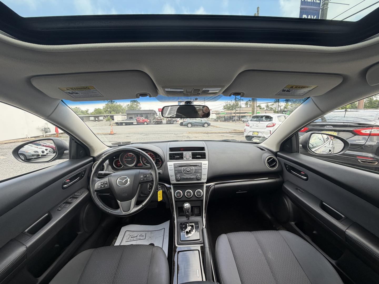 2013 BLACK Mazda MAZDA6 i Touring Plus (1YVHZ8EH7D5) with an 2.5L L4 DOHC 16V engine, 6-Speed Automatic transmission, located at 1254 Manheim Pike, Lancaster, PA, 17601, (717) 393-9133, 40.062870, -76.323273- Photo#6