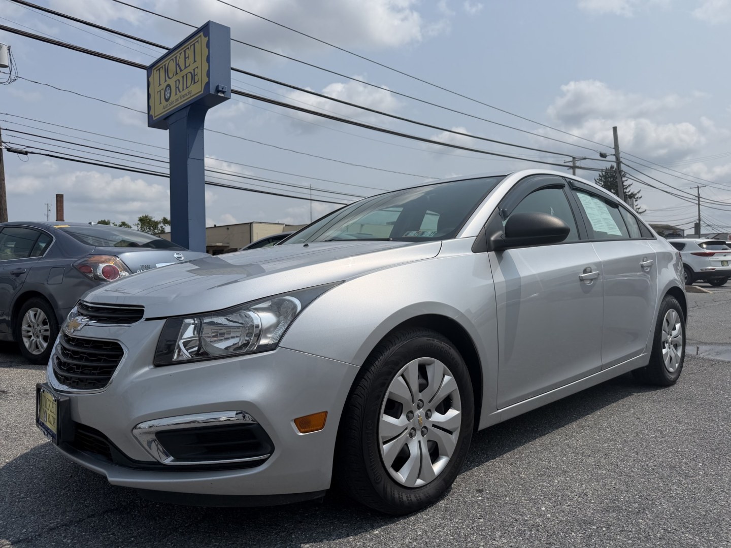 2016 SILVER Chevrolet Cruze Limited LS Auto (1G1PC5SG5G7) with an 1.8L L4 DOHC 16V FFV engine, 6A transmission, located at 1254 Manheim Pike, Lancaster, PA, 17601, (717) 393-9133, 40.062870, -76.323273- Photo#0
