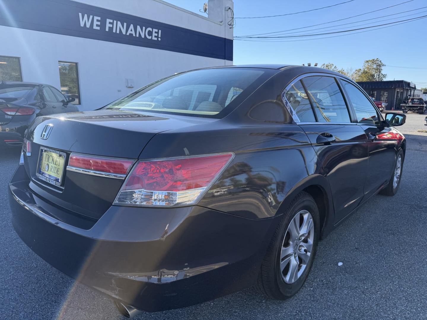 2012 GRAY Honda Accord LX-P Sedan AT (1HGCP2F41CA) with an 2.4L L4 DOHC 16V engine, 5-Speed Automatic transmission, located at 1254 Manheim Pike, Lancaster, PA, 17601, (717) 393-9133, 40.062870, -76.323273 - Enjoy comfort, space, and classic style in this 2012 Honda Accord LX-P Sedan with automatic transmission! Its roomy interior seats five, while the spacious trunk has room for groceries, luggage, and everyday essentials. With an attractive, practical design, this Accord is a great choice for commutin- Photo#3