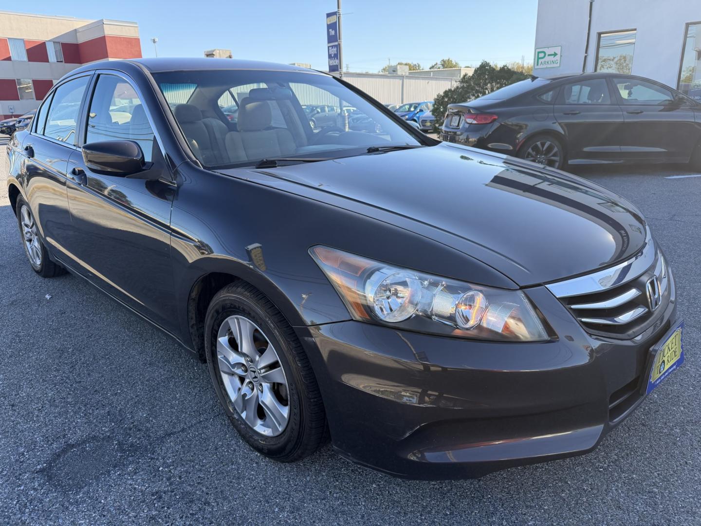 2012 GRAY Honda Accord LX-P Sedan AT (1HGCP2F41CA) with an 2.4L L4 DOHC 16V engine, 5-Speed Automatic transmission, located at 1254 Manheim Pike, Lancaster, PA, 17601, (717) 393-9133, 40.062870, -76.323273 - Enjoy comfort, space, and classic style in this 2012 Honda Accord LX-P Sedan with automatic transmission! Its roomy interior seats five, while the spacious trunk has room for groceries, luggage, and everyday essentials. With an attractive, practical design, this Accord is a great choice for commutin- Photo#5