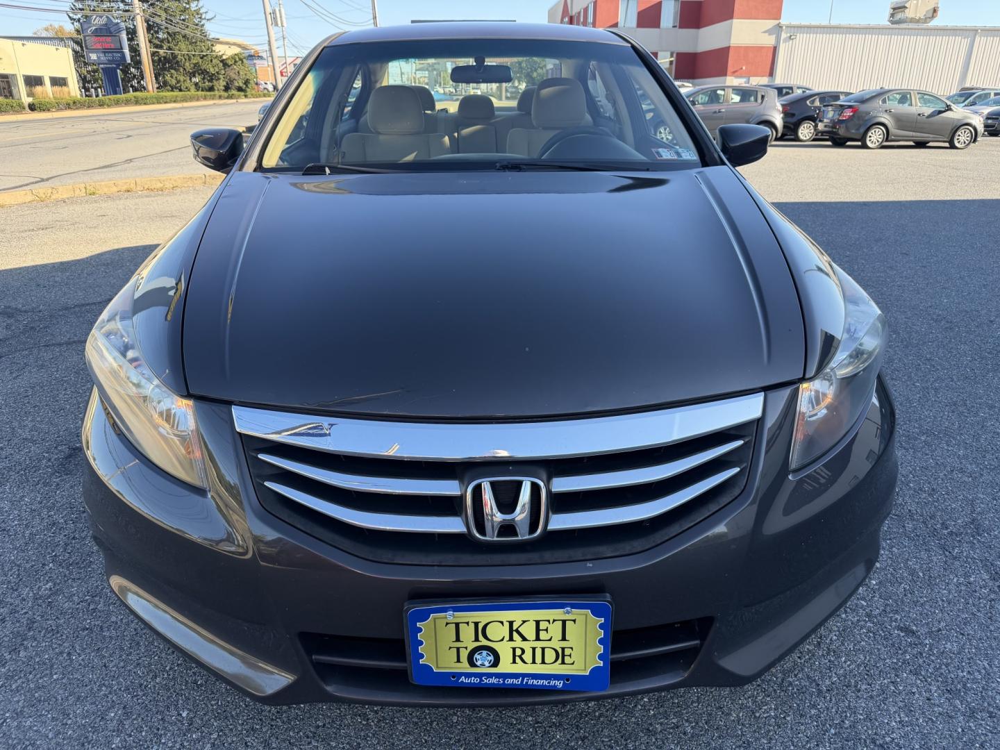 2012 GRAY Honda Accord LX-P Sedan AT (1HGCP2F41CA) with an 2.4L L4 DOHC 16V engine, 5-Speed Automatic transmission, located at 1254 Manheim Pike, Lancaster, PA, 17601, (717) 393-9133, 40.062870, -76.323273 - Enjoy comfort, space, and classic style in this 2012 Honda Accord LX-P Sedan with automatic transmission! Its roomy interior seats five, while the spacious trunk has room for groceries, luggage, and everyday essentials. With an attractive, practical design, this Accord is a great choice for commutin- Photo#6