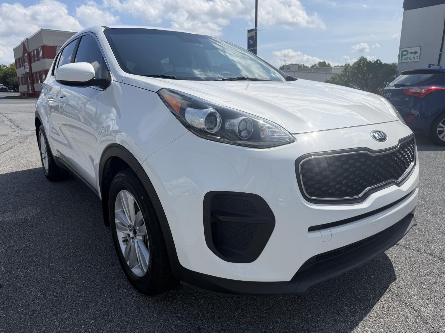 2019 WHITE Kia Sportage LX FWD (KNDPM3AC4K7) with an 2.4L V6 DOHC 24V engine, 6A transmission, located at 1254 Manheim Pike, Lancaster, PA, 17601, (717) 393-9133, 40.062870, -76.323273- Photo#6