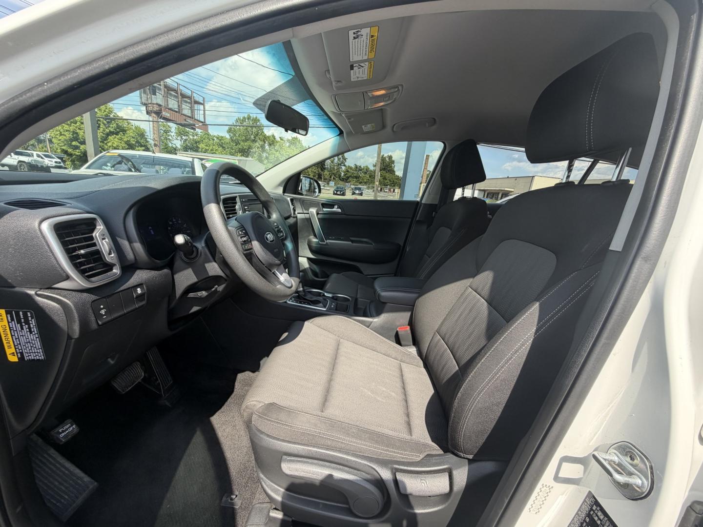 2019 WHITE Kia Sportage LX FWD (KNDPM3AC4K7) with an 2.4L V6 DOHC 24V engine, 6A transmission, located at 1254 Manheim Pike, Lancaster, PA, 17601, (717) 393-9133, 40.062870, -76.323273- Photo#10