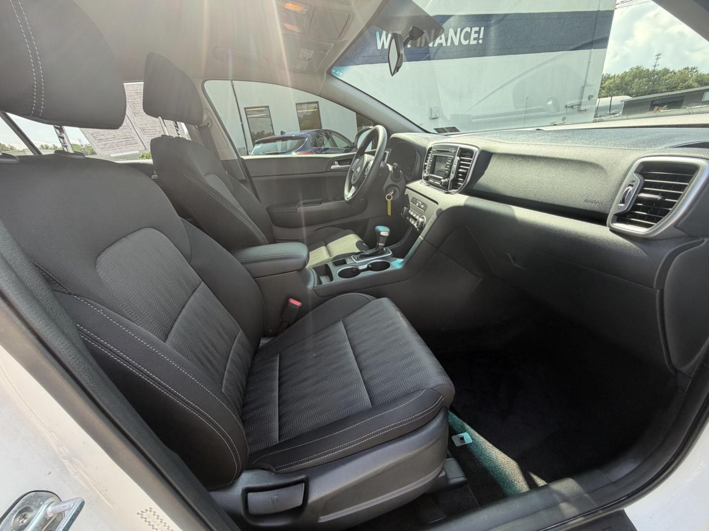 2019 WHITE Kia Sportage LX FWD (KNDPM3AC4K7) with an 2.4L V6 DOHC 24V engine, 6A transmission, located at 1254 Manheim Pike, Lancaster, PA, 17601, (717) 393-9133, 40.062870, -76.323273- Photo#14
