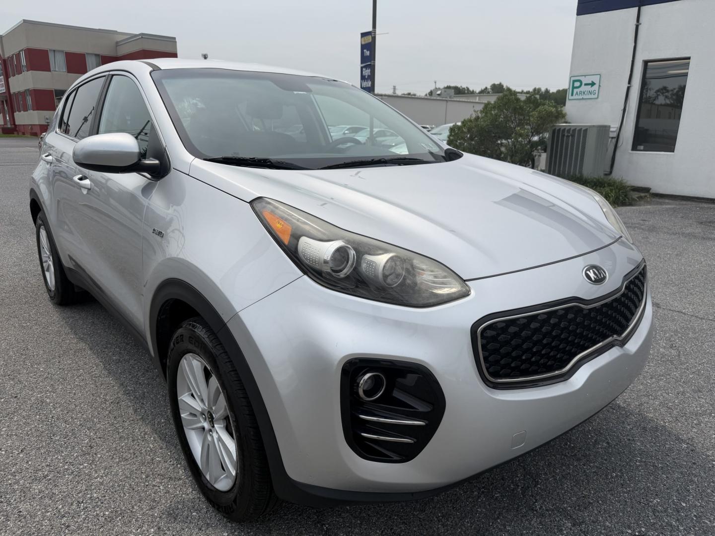 2018 SILVER Kia Sportage LX AWD (KNDPMCAC4J7) with an 2.4L V6 DOHC 24V engine, 6A transmission, located at 1254 Manheim Pike, Lancaster, PA, 17601, (717) 393-9133, 40.062870, -76.323273- Photo#6