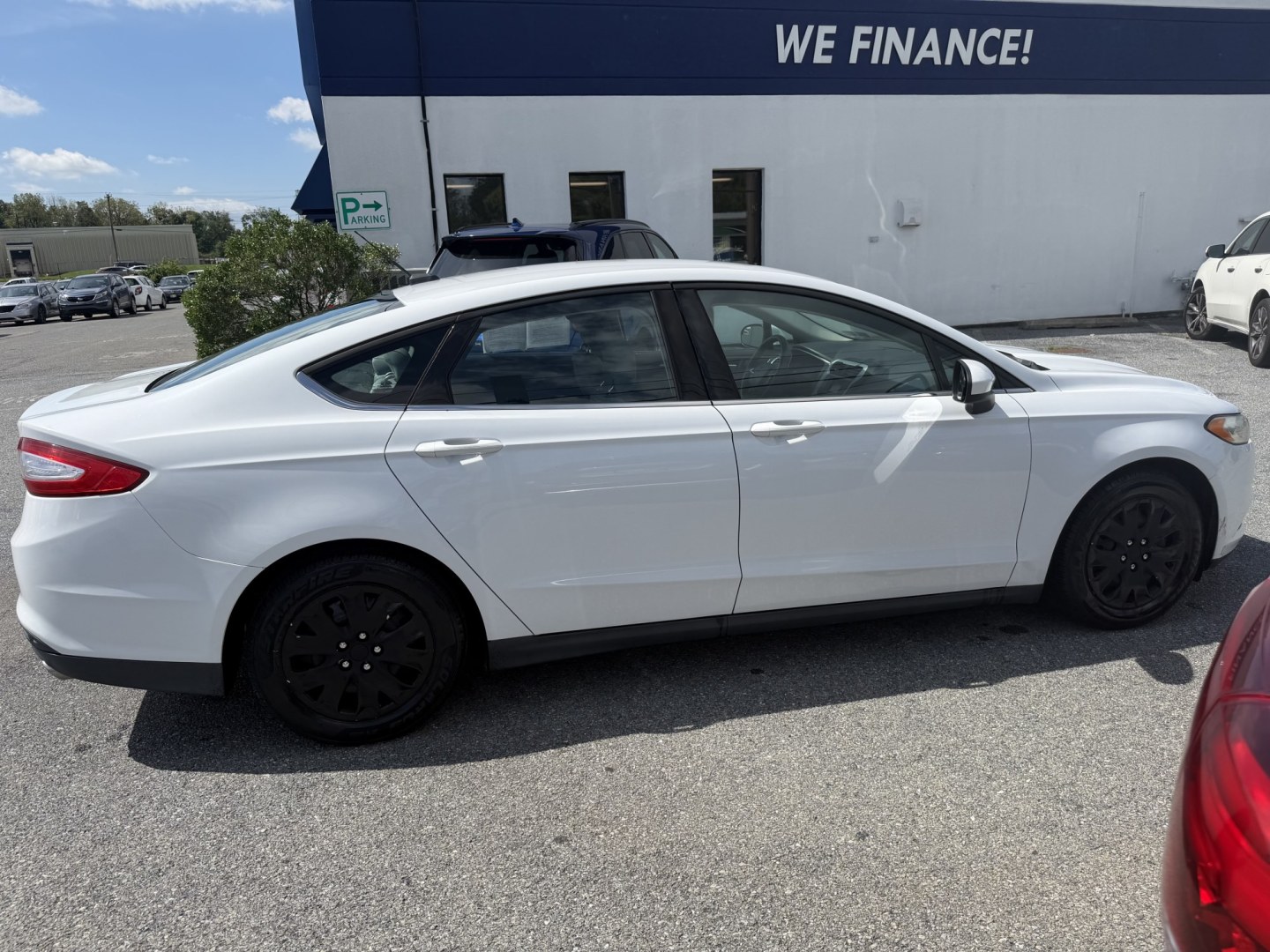2014 WHITE Ford Fusion S (1FA6P0G70E5) with an 2.5L L4 DOHC 16V engine, located at 1254 Manheim Pike, Lancaster, PA, 17601, (717) 393-9133, 40.062870, -76.323273- Photo#6