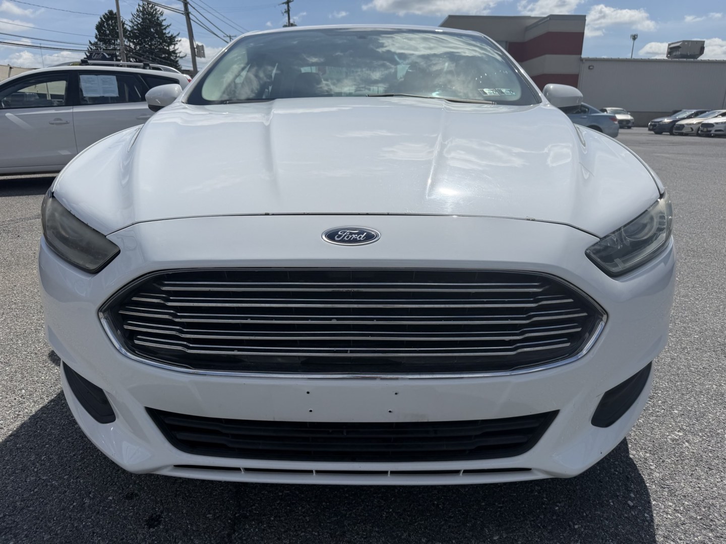 2014 WHITE Ford Fusion S (1FA6P0G70E5) with an 2.5L L4 DOHC 16V engine, located at 1254 Manheim Pike, Lancaster, PA, 17601, (717) 393-9133, 40.062870, -76.323273- Photo#8
