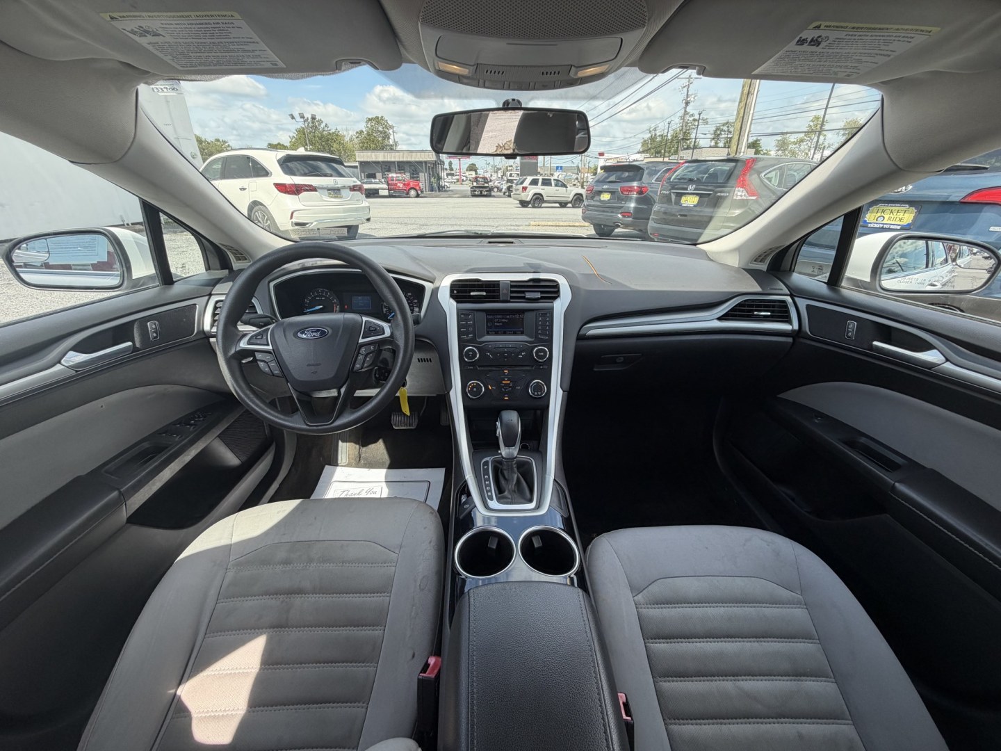 2014 WHITE Ford Fusion S (1FA6P0G70E5) with an 2.5L L4 DOHC 16V engine, located at 1254 Manheim Pike, Lancaster, PA, 17601, (717) 393-9133, 40.062870, -76.323273- Photo#9