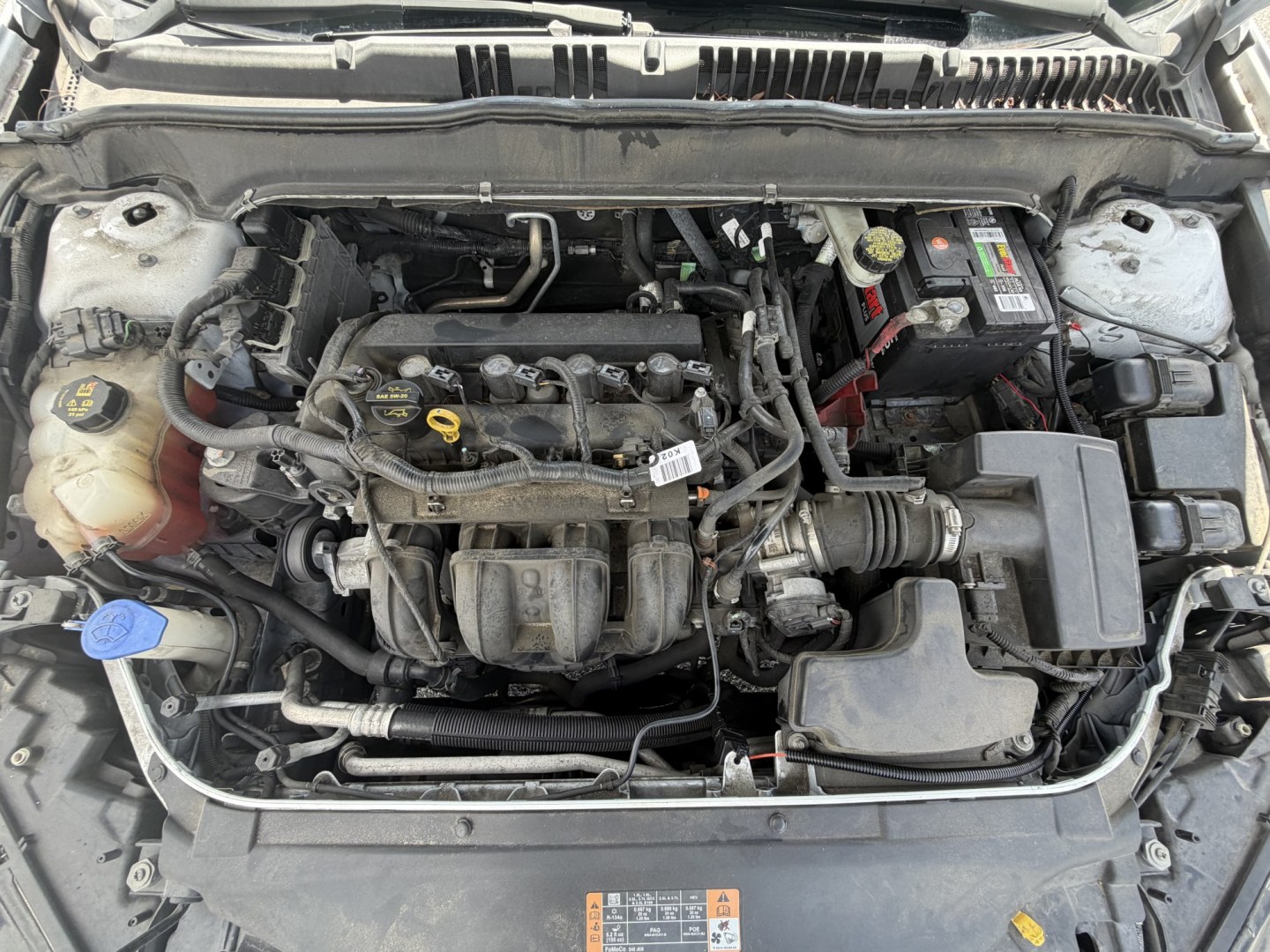2014 WHITE Ford Fusion S (1FA6P0G70E5) with an 2.5L L4 DOHC 16V engine, located at 1254 Manheim Pike, Lancaster, PA, 17601, (717) 393-9133, 40.062870, -76.323273- Photo#18