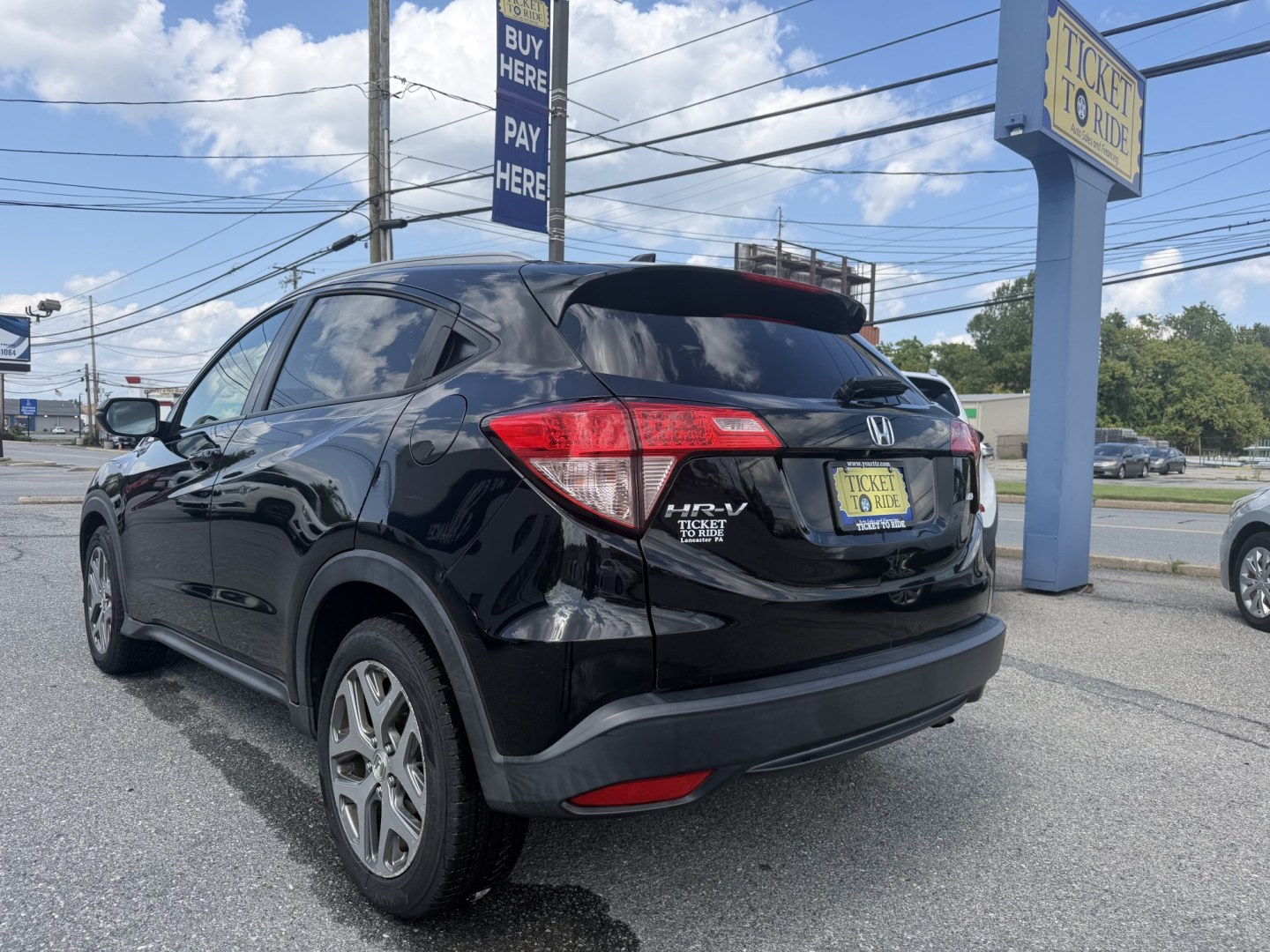 2016 BLACK Honda HR-V EX-L w/Navigation 4WD CVT (3CZRU6H7XGM) with an 1.8L L4 DOHC 16V engine, CVT transmission, located at 1254 Manheim Pike, Lancaster, PA, 17601, (717) 393-9133, 40.062870, -76.323273- Photo#2
