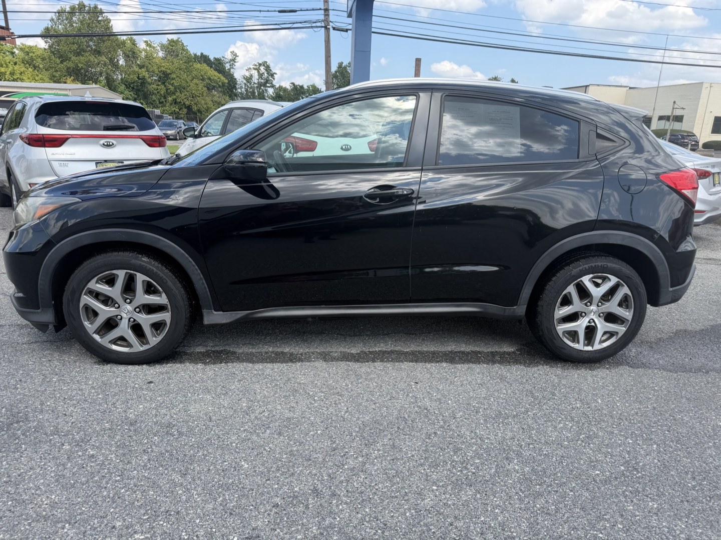 2016 BLACK Honda HR-V EX-L w/Navigation 4WD CVT (3CZRU6H7XGM) with an 1.8L L4 DOHC 16V engine, CVT transmission, located at 1254 Manheim Pike, Lancaster, PA, 17601, (717) 393-9133, 40.062870, -76.323273- Photo#1
