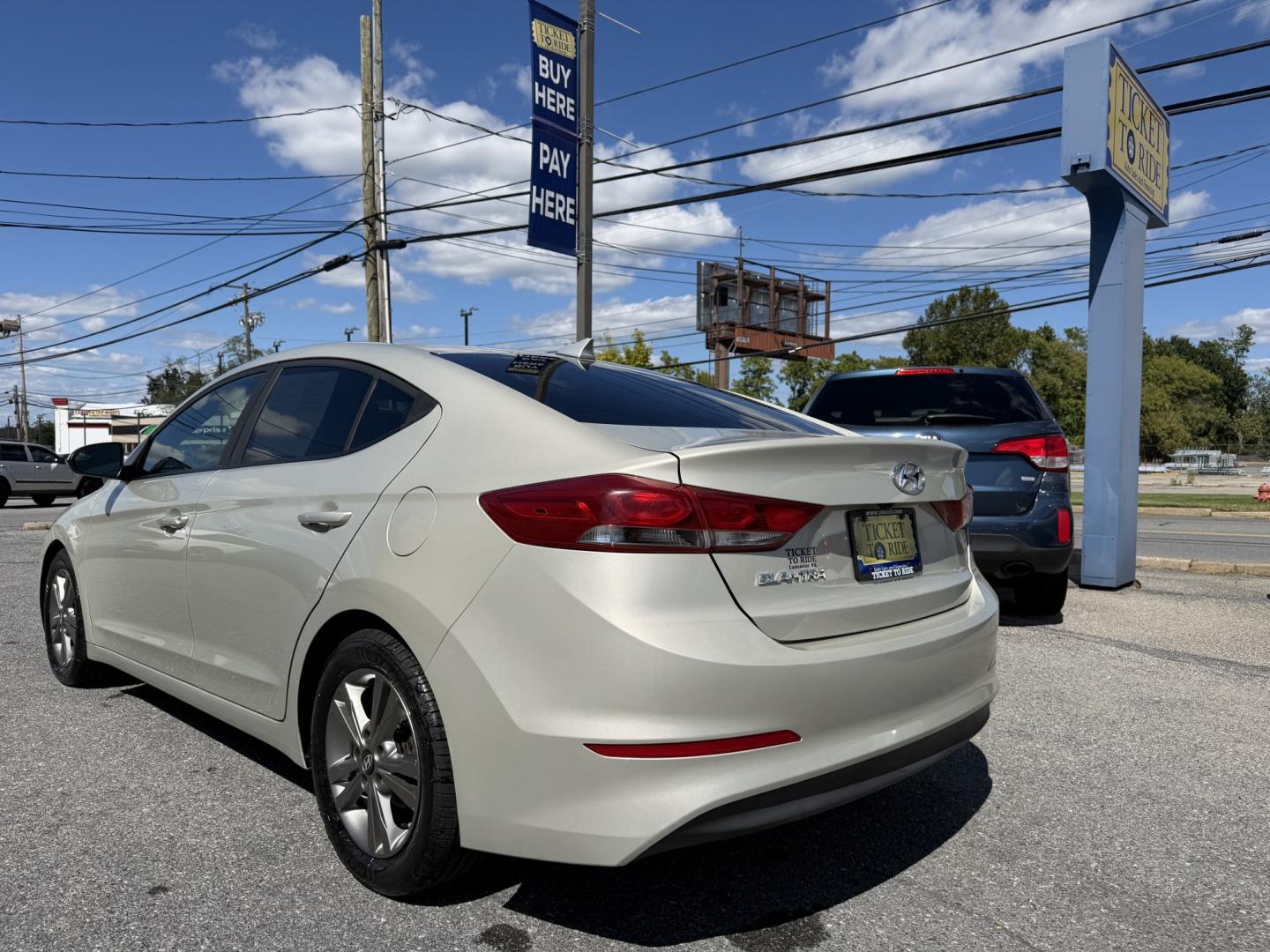 2017 TAN Hyundai Elantra Limited (5NPD84LF7HH) with an 2.0L L4 DOHC 16V engine, 6A transmission, located at 1254 Manheim Pike, Lancaster, PA, 17601, (717) 393-9133, 40.062870, -76.323273- Photo#2