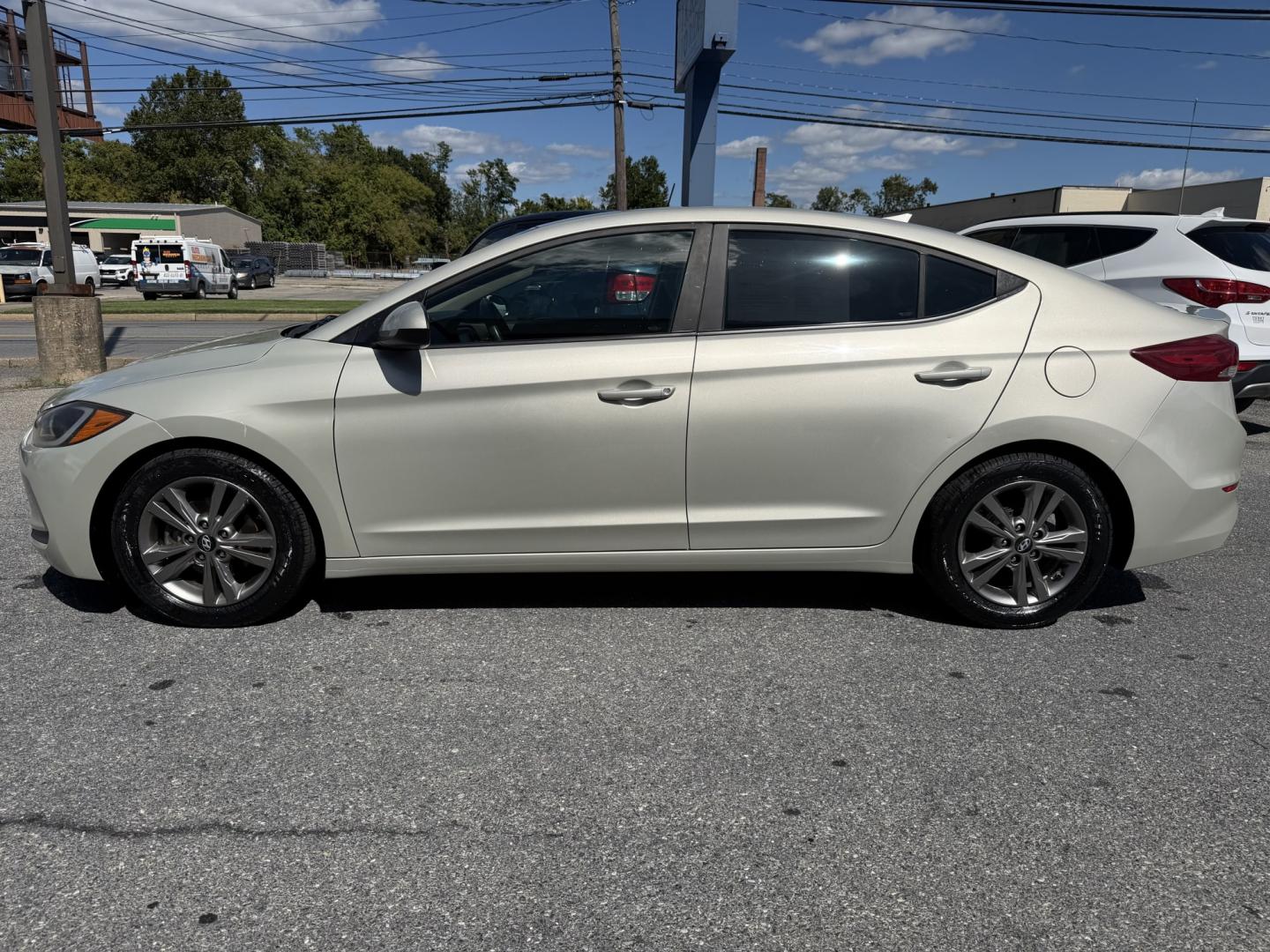 2017 TAN Hyundai Elantra Limited (5NPD84LF7HH) with an 2.0L L4 DOHC 16V engine, 6A transmission, located at 1254 Manheim Pike, Lancaster, PA, 17601, (717) 393-9133, 40.062870, -76.323273- Photo#1