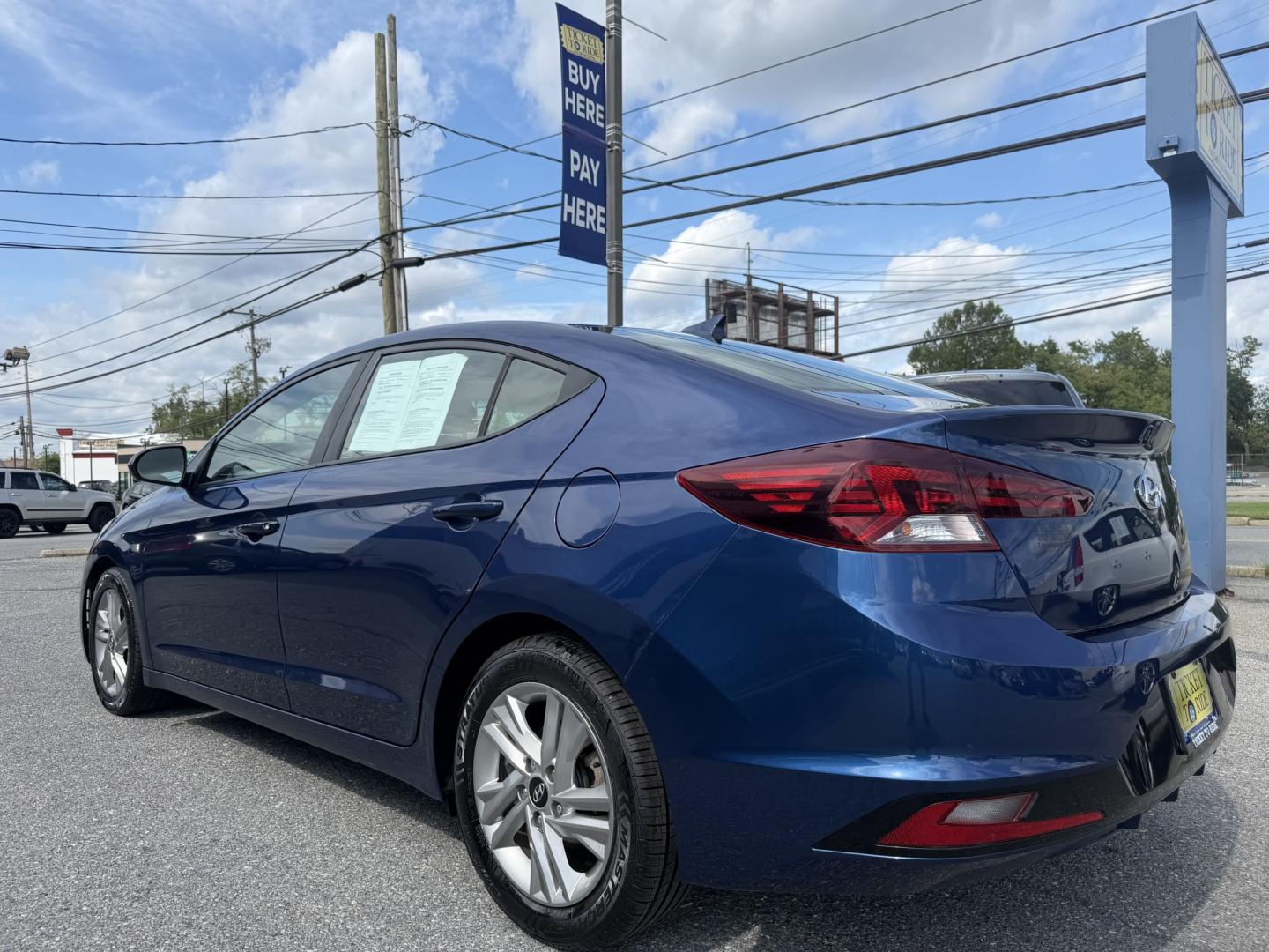2020 BLUE Hyundai Elantra Limited (5NPD84LF7LH) with an 2.0L L4 DOHC 16V engine, 6A transmission, located at 1254 Manheim Pike, Lancaster, PA, 17601, (717) 393-9133, 40.062870, -76.323273- Photo#2