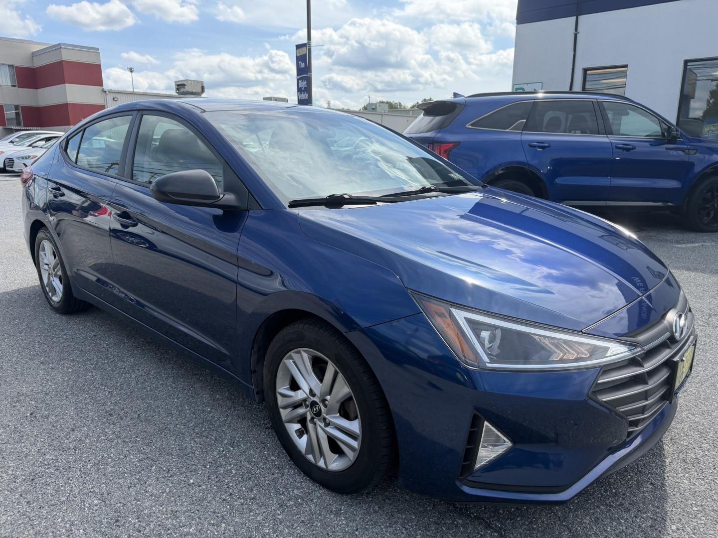 2020 BLUE Hyundai Elantra Limited (5NPD84LF7LH) with an 2.0L L4 DOHC 16V engine, 6A transmission, located at 1254 Manheim Pike, Lancaster, PA, 17601, (717) 393-9133, 40.062870, -76.323273- Photo#6