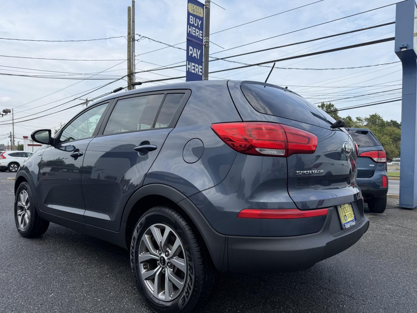 2016 BLUE Kia Sportage LX AWD (KNDPBCAC5G7) with an 2.4L V6 DOHC 24V engine, 6-Speed Automatic transmission, located at 1254 Manheim Pike, Lancaster, PA, 17601, (717) 393-9133, 40.062870, -76.323273- Photo#4