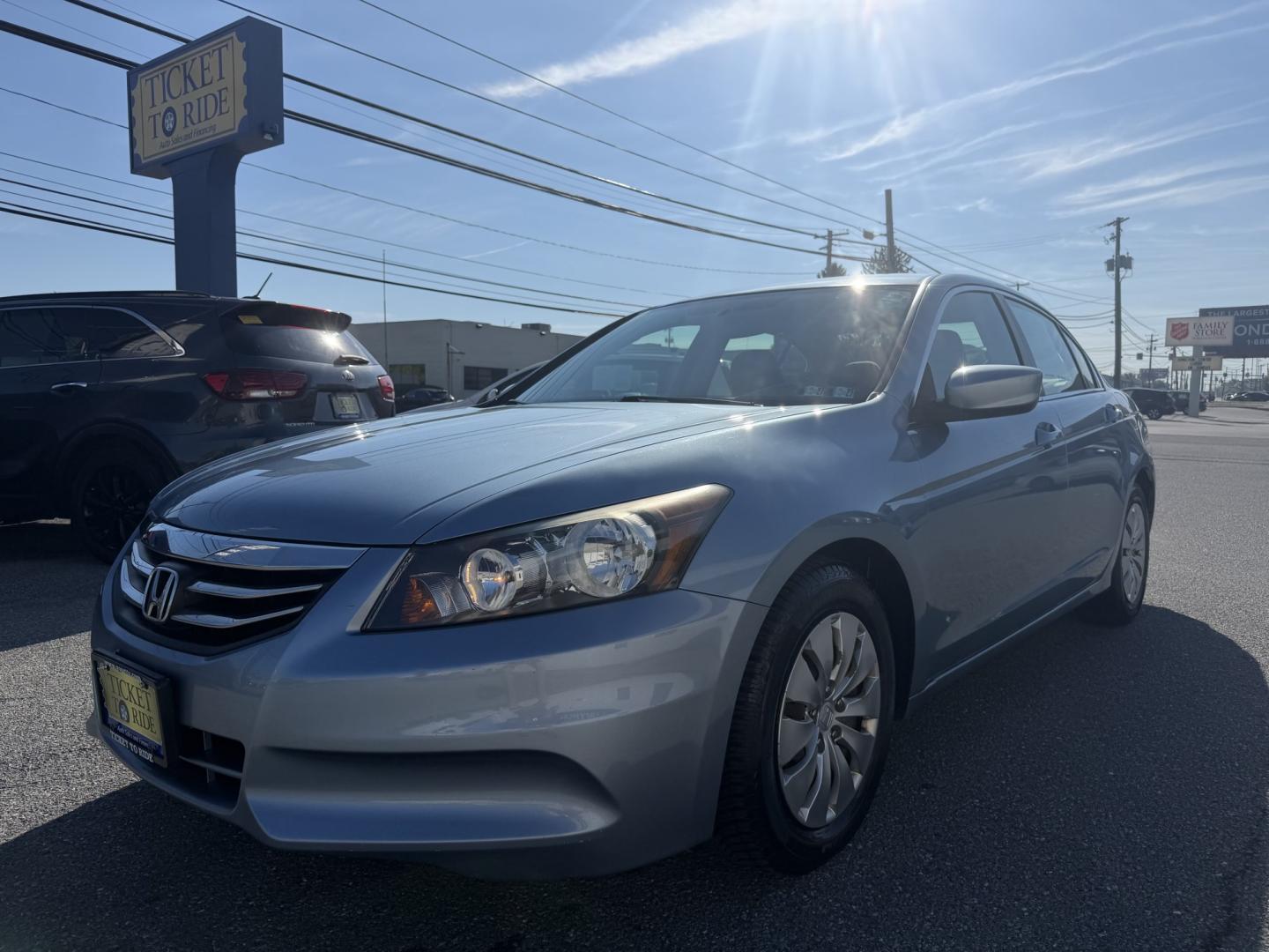 2011 BLUE Honda Accord LX Sedan AT (1HGCP2F35BA) with an 2.4L L4 DOHC 16V engine, 5A transmission, located at 1254 Manheim Pike, Lancaster, PA, 17601, (717) 393-9133, 40.062870, -76.323273- Photo#0