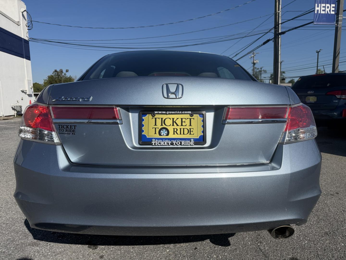 2011 BLUE Honda Accord LX Sedan AT (1HGCP2F35BA) with an 2.4L L4 DOHC 16V engine, 5A transmission, located at 1254 Manheim Pike, Lancaster, PA, 17601, (717) 393-9133, 40.062870, -76.323273- Photo#3