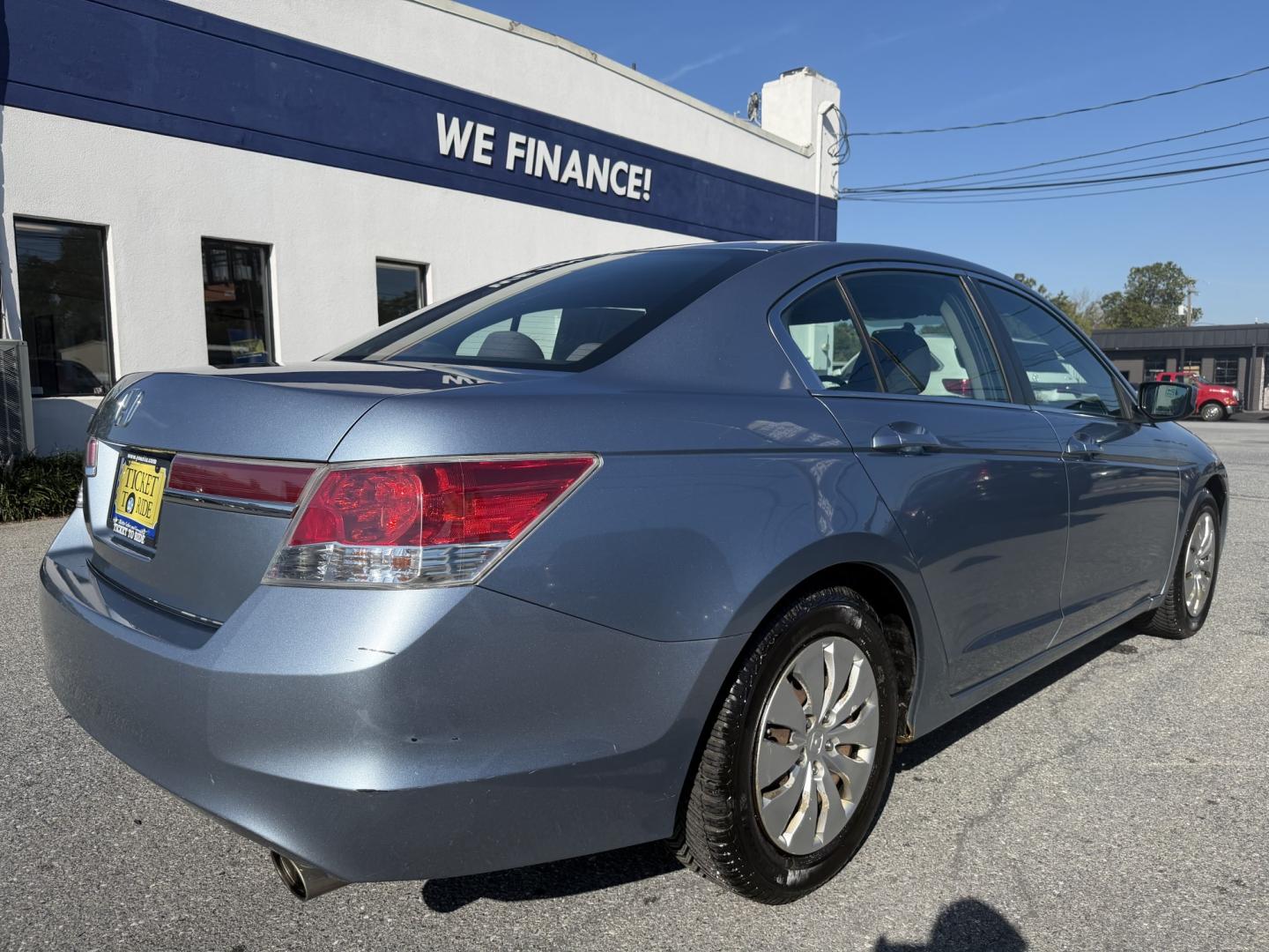 2011 BLUE Honda Accord LX Sedan AT (1HGCP2F35BA) with an 2.4L L4 DOHC 16V engine, 5A transmission, located at 1254 Manheim Pike, Lancaster, PA, 17601, (717) 393-9133, 40.062870, -76.323273- Photo#4