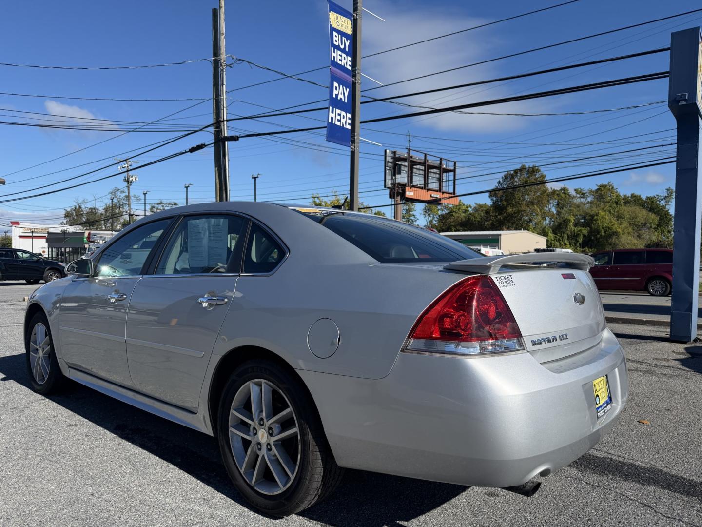 2012 SILVER Chevrolet Impala LTZ (2G1WC5E3XC1) with an 3.6L V6 DOHC 16V FFV engine, 6-Speed Automatic transmission, located at 1254 Manheim Pike, Lancaster, PA, 17601, (717) 393-9133, 40.062870, -76.323273 - Bring comfort and style to your daily drive with this 2012 Chevrolet Impala LTZ! This full-size sedan offers a spacious cabin with room for five and a generous trunk for groceries, luggage, or gear. The LTZ trim adds an upscale touch, making this Impala an appealing choice for drivers who want room- Photo#5