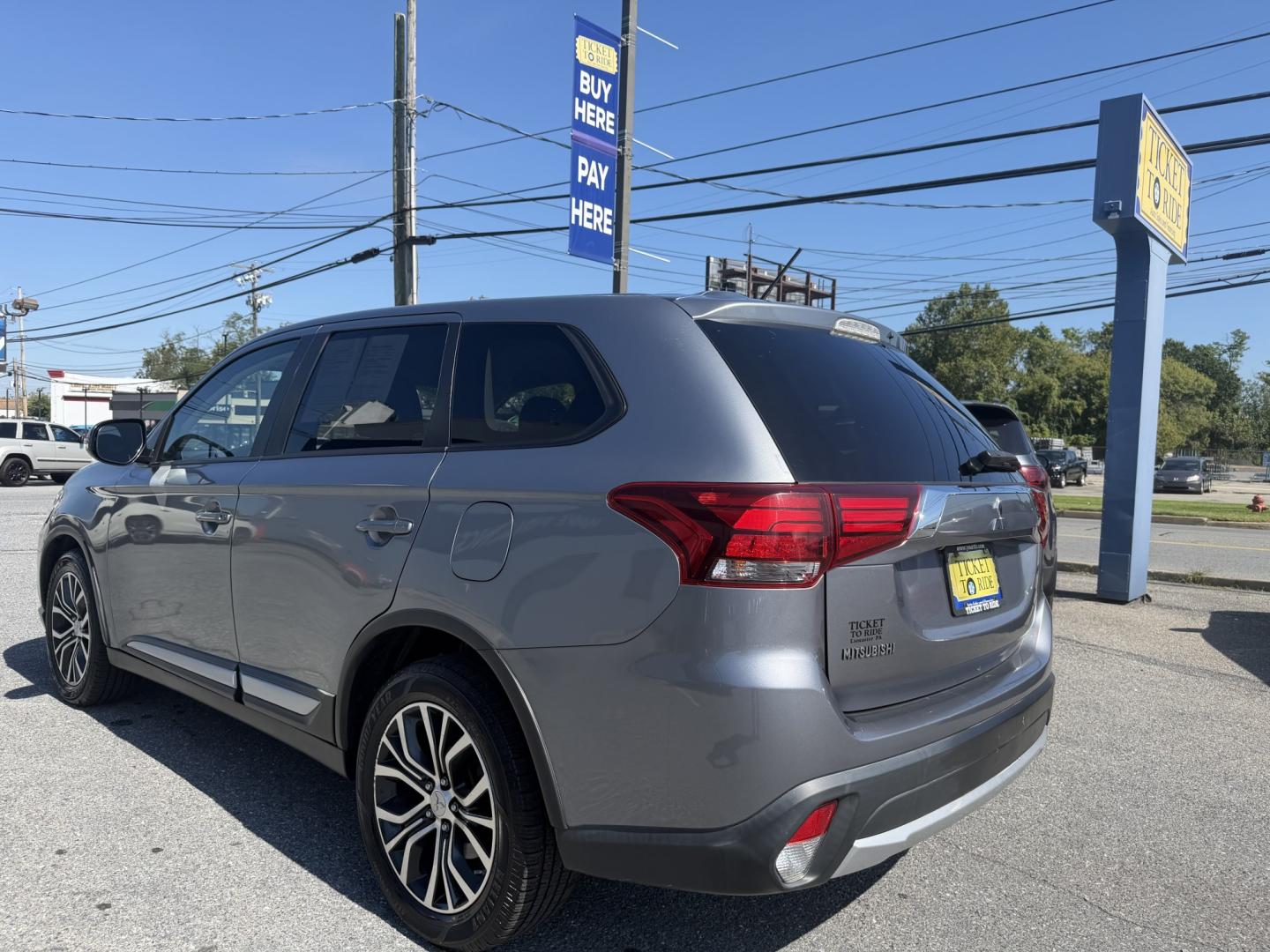 2016 SILVER Mitsubishi Outlander SE AWD (JA4AZ3A33GZ) with an 2.4L L4 DOHC 16V engine, CVT transmission, located at 1254 Manheim Pike, Lancaster, PA, 17601, (717) 393-9133, 40.062870, -76.323273- Photo#2