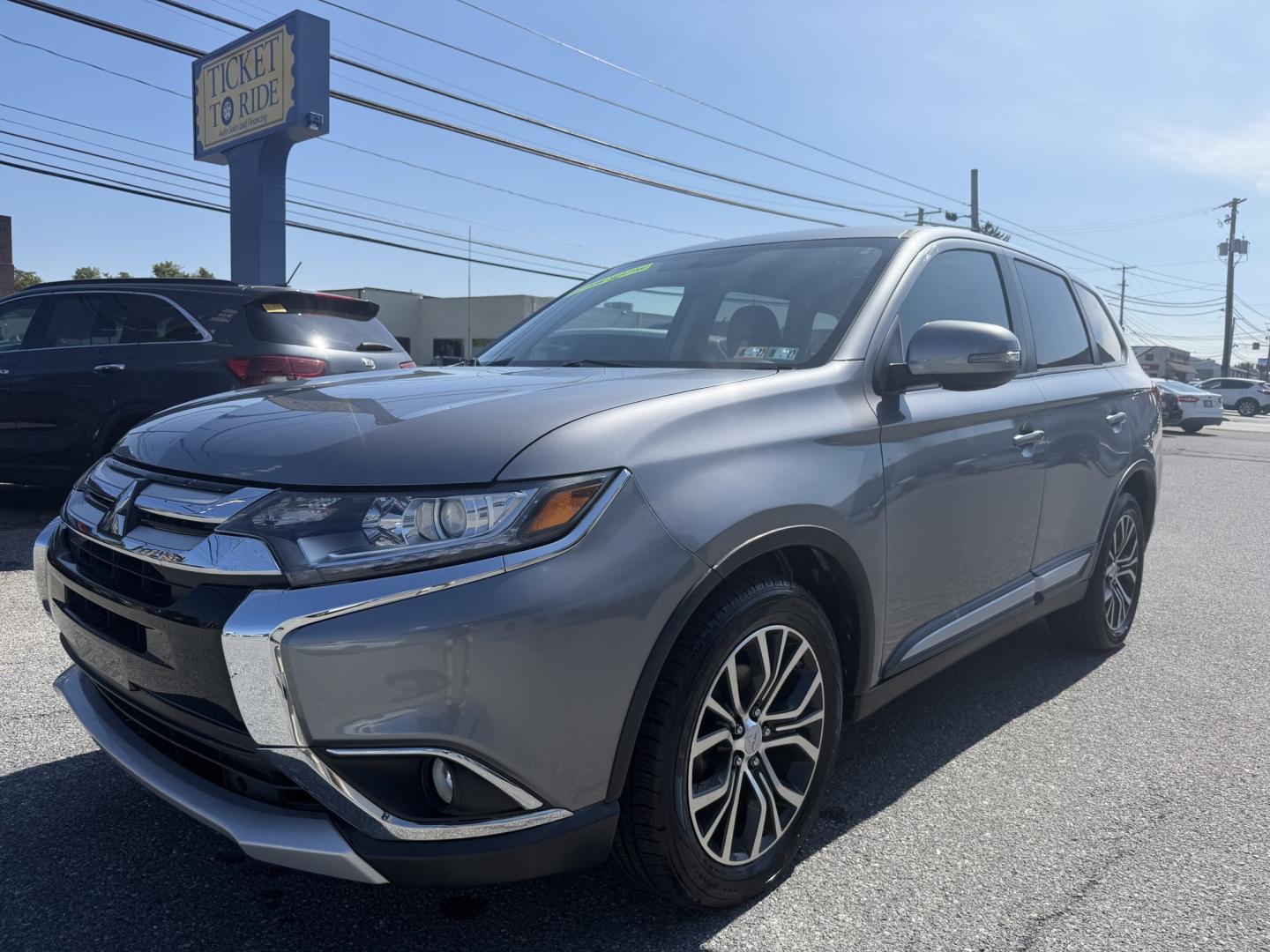 2016 SILVER Mitsubishi Outlander SE AWD (JA4AZ3A33GZ) with an 2.4L L4 DOHC 16V engine, CVT transmission, located at 1254 Manheim Pike, Lancaster, PA, 17601, (717) 393-9133, 40.062870, -76.323273- Photo#0