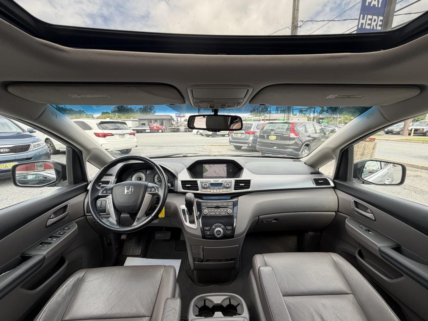 2012 SILVER Honda Odyssey EX-L (5FNRL5H66CB) with an 3.5L V6 SOHC 24V engine, 5-Speed Automatic transmission, located at 1254 Manheim Pike, Lancaster, PA, 17601, (717) 393-9133, 40.062870, -76.323273- Photo#8