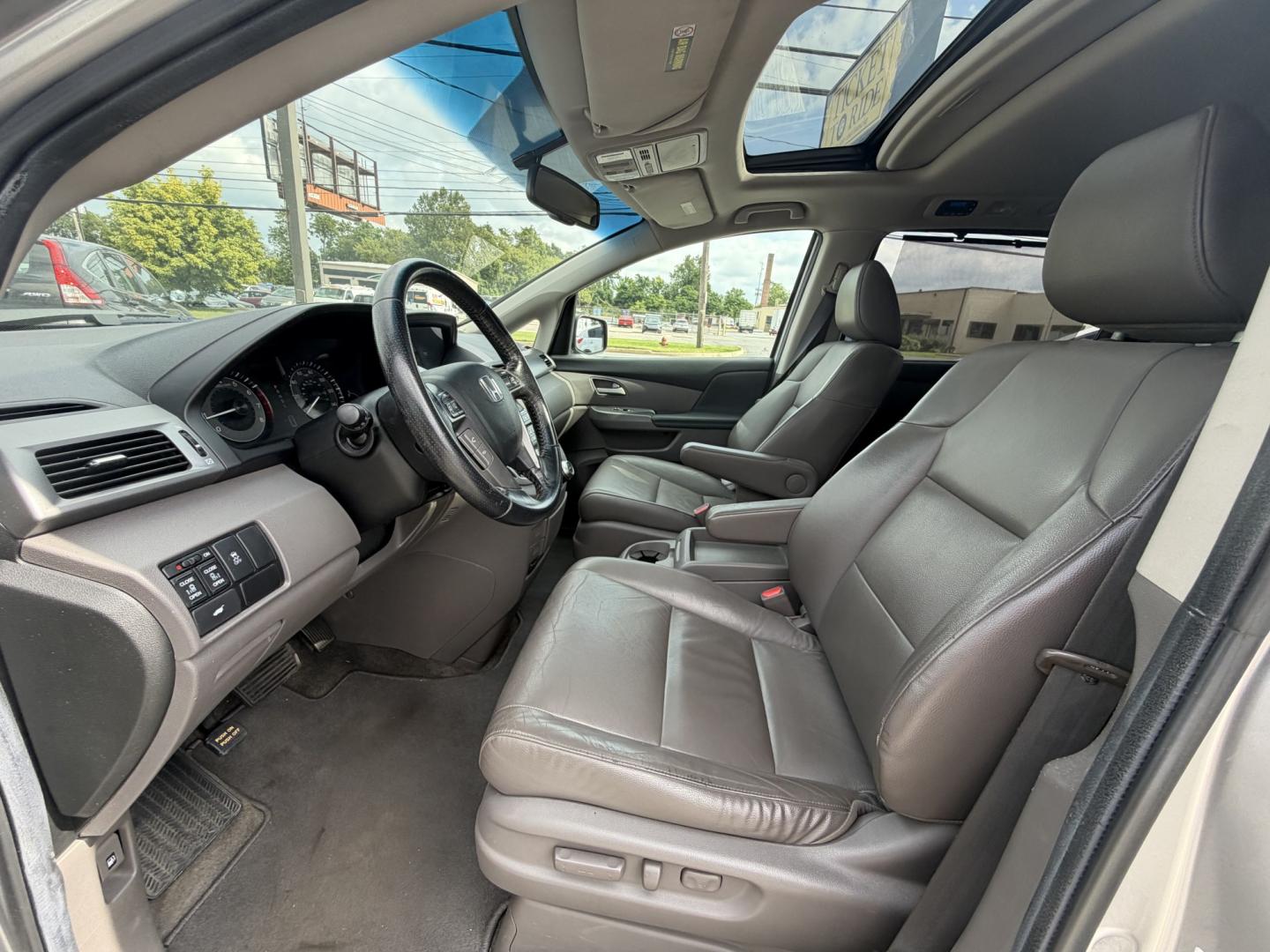 2012 SILVER Honda Odyssey EX-L (5FNRL5H66CB) with an 3.5L V6 SOHC 24V engine, 5-Speed Automatic transmission, located at 1254 Manheim Pike, Lancaster, PA, 17601, (717) 393-9133, 40.062870, -76.323273- Photo#15