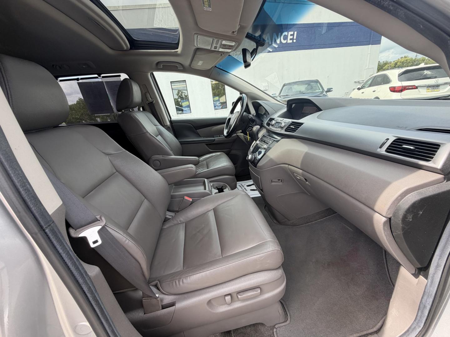2012 SILVER Honda Odyssey EX-L (5FNRL5H66CB) with an 3.5L V6 SOHC 24V engine, 5-Speed Automatic transmission, located at 1254 Manheim Pike, Lancaster, PA, 17601, (717) 393-9133, 40.062870, -76.323273- Photo#20