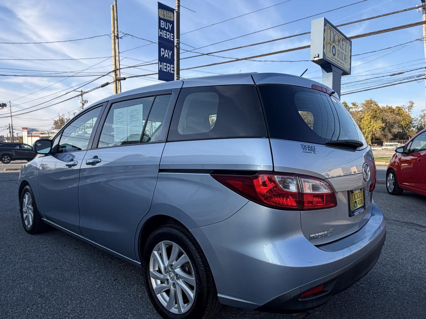 2011 BLUE Mazda MAZDA5 Sport (JM1CW2BL9C0) with an 2.5L L4 DOHC 16V engine, located at 1254 Manheim Pike, Lancaster, PA, 17601, (717) 393-9133, 40.062870, -76.323273- Photo#1