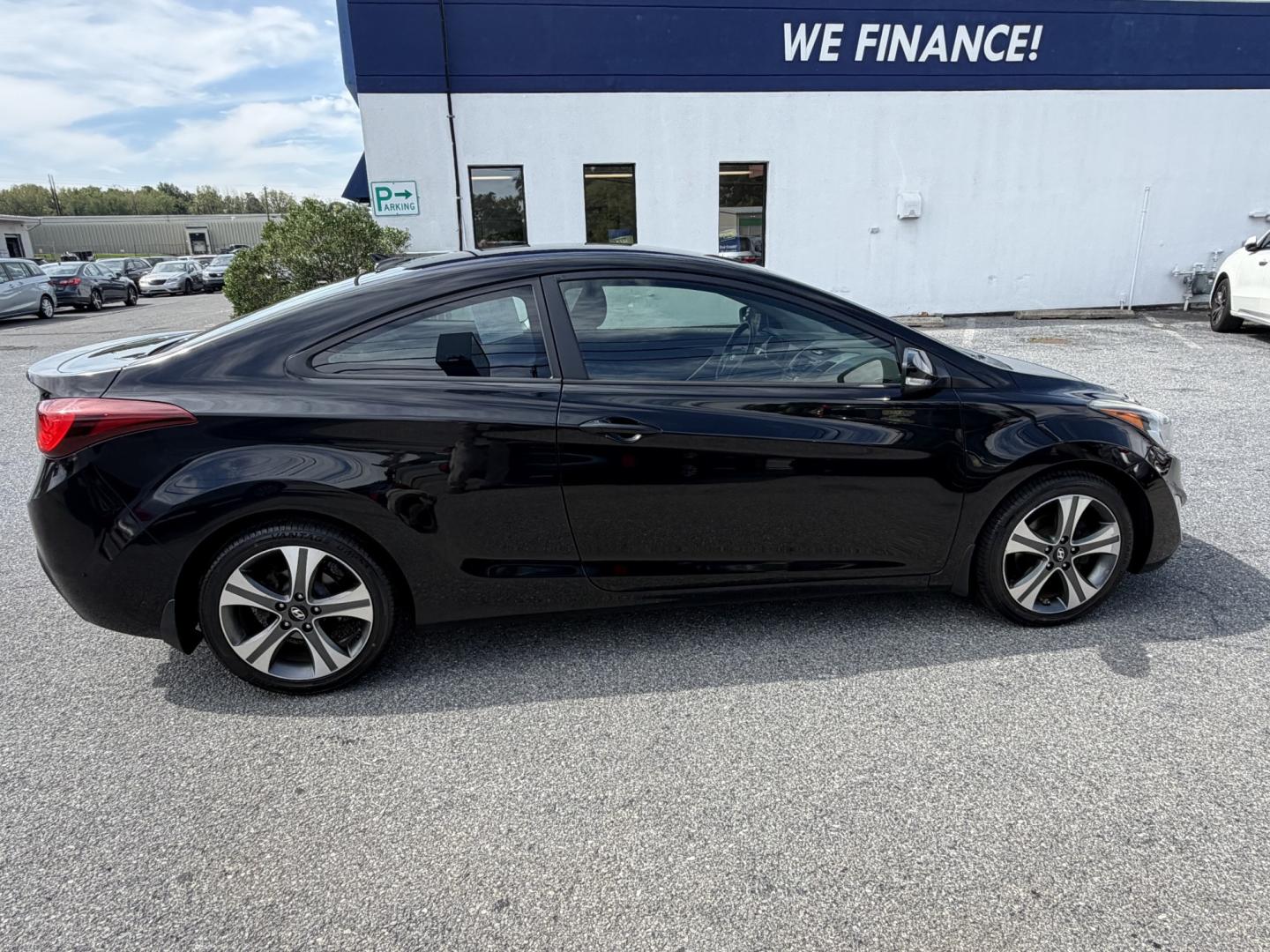 2014 BLACK Hyundai Elantra Coupe A/T (KMHDH6AH9EU) with an 2.0L L4 DOHC 16V engine, 6-Speed Automatic transmission, located at 1254 Manheim Pike, Lancaster, PA, 17601, (717) 393-9133, 40.062870, -76.323273- Photo#5