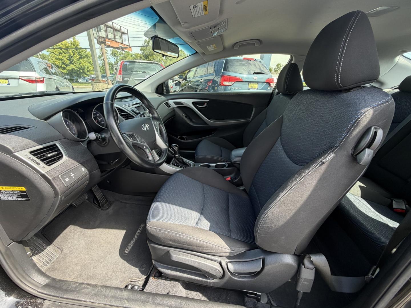 2014 BLACK Hyundai Elantra Coupe A/T (KMHDH6AH9EU) with an 2.0L L4 DOHC 16V engine, 6-Speed Automatic transmission, located at 1254 Manheim Pike, Lancaster, PA, 17601, (717) 393-9133, 40.062870, -76.323273- Photo#11