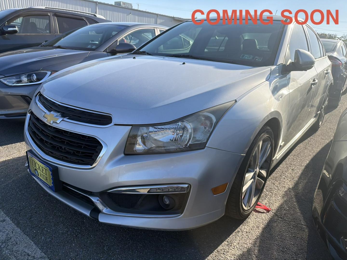 2015 SILVER Chevrolet Cruze LTZ Auto (1G1PG5SB8F7) with an 1.4L L4 DOHC 16V TURBO engine, 6-Speed Automatic transmission, located at 1254 Manheim Pike, Lancaster, PA, 17601, (717) 393-9133, 40.062870, -76.323273- Photo#0