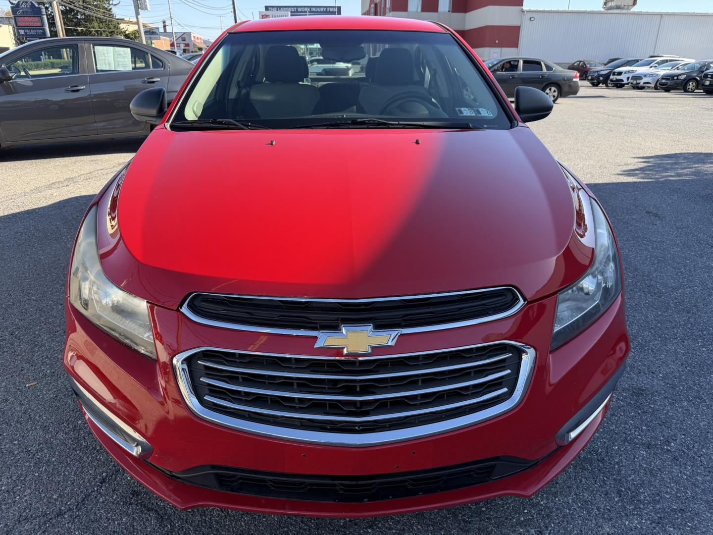 2016 RED Chevrolet Cruze Limited LS Auto (1G1PC5SGXG7) with an 1.8L L4 DOHC 16V FFV engine, 6A transmission, located at 1254 Manheim Pike, Lancaster, PA, 17601, (717) 393-9133, 40.062870, -76.323273- Photo#7