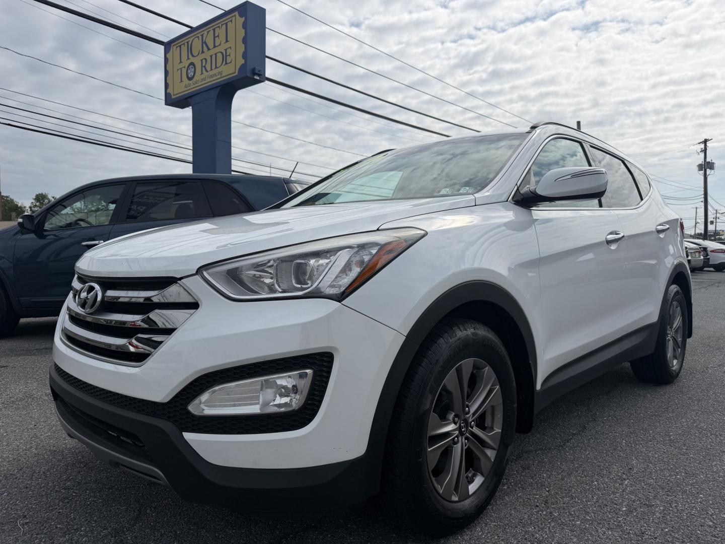 2016 WHITE Hyundai Santa Fe Sport 2.4 AWD (5XYZUDLB8GG) with an 2.4L L4 DOHC 16V engine, 6A transmission, located at 1254 Manheim Pike, Lancaster, PA, 17601, (717) 393-9133, 40.062870, -76.323273- Photo#0