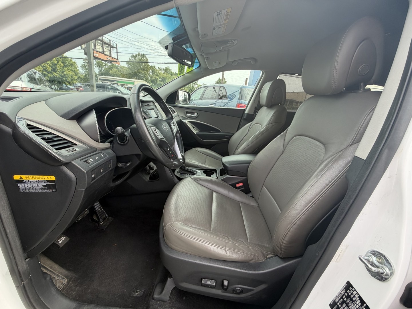 2016 WHITE Hyundai Santa Fe Sport 2.4 AWD (5XYZUDLB8GG) with an 2.4L L4 DOHC 16V engine, 6A transmission, located at 1254 Manheim Pike, Lancaster, PA, 17601, (717) 393-9133, 40.062870, -76.323273- Photo#10