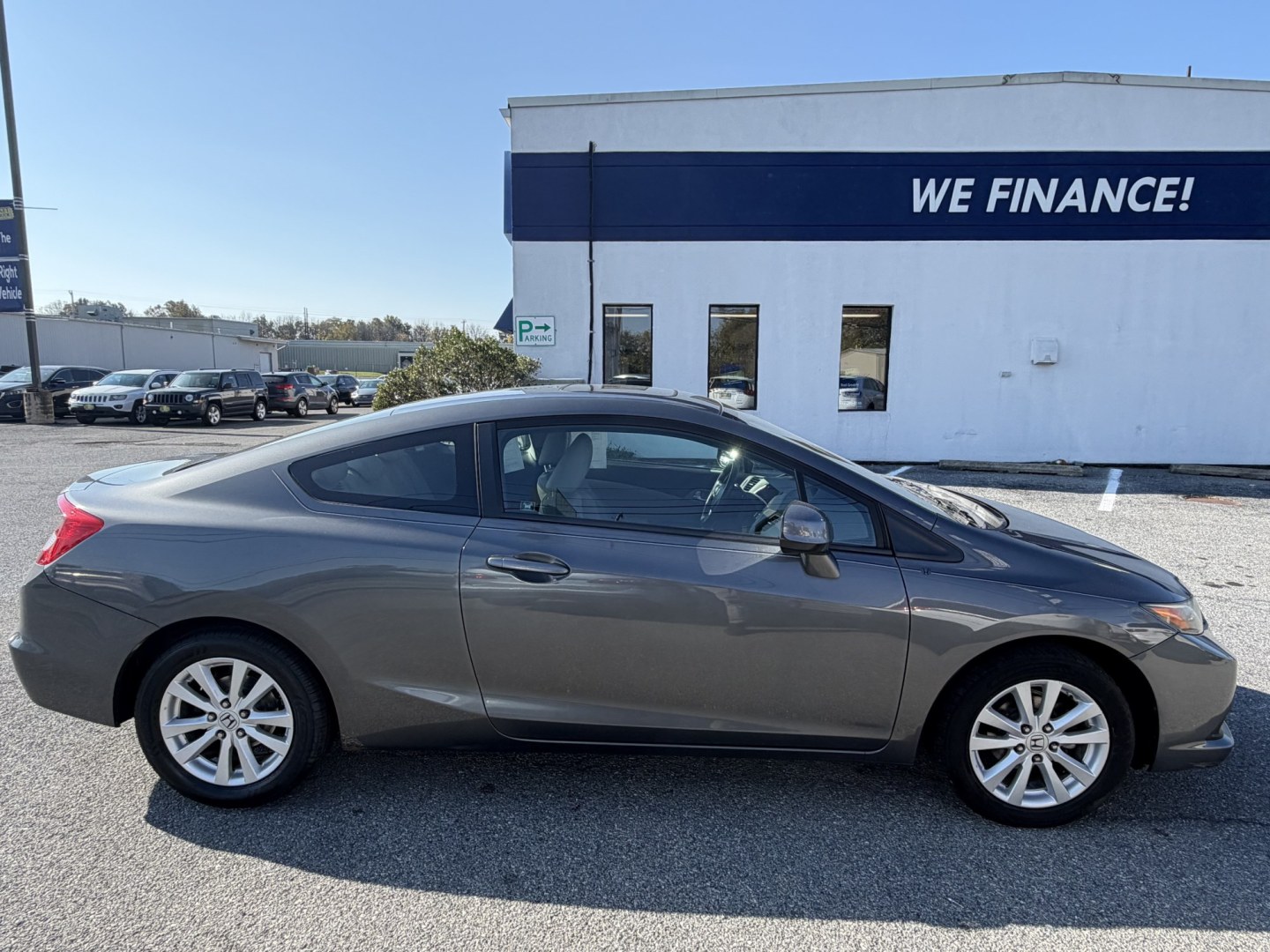 2012 SILVER Honda Civic EX-L Coupe 5-Spd AT (2HGFG3B05CH) with an 1.8L L4 SOHC 16V engine, 5A transmission, located at 1254 Manheim Pike, Lancaster, PA, 17601, (717) 393-9133, 40.062870, -76.323273- Photo#4
