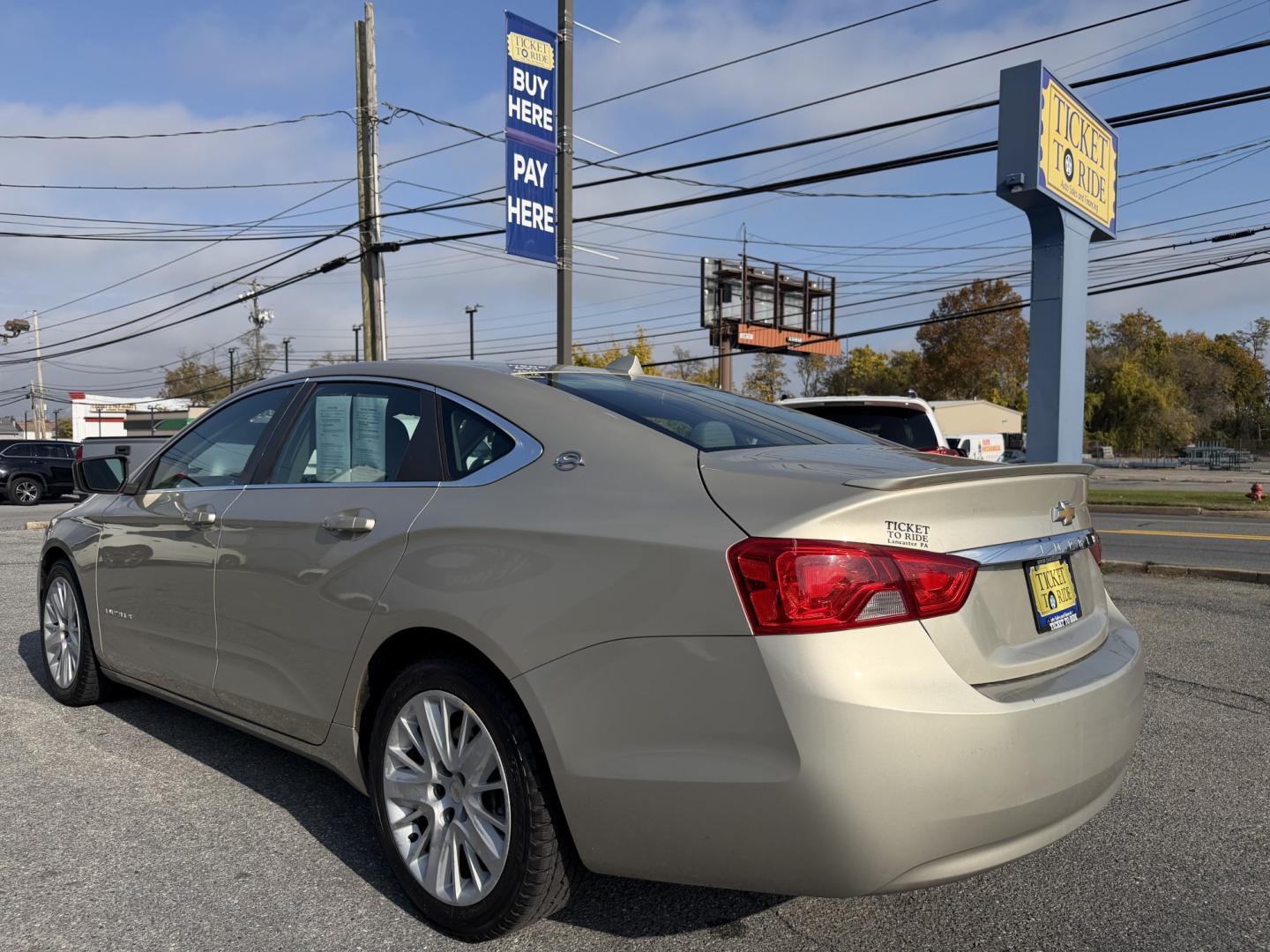 2014 GOLD Chevrolet Impala LS (2G11Y5SL3E9) with an 2.5L L4 DOHC 16V engine, 6-Speed Automatic transmission, located at 1254 Manheim Pike, Lancaster, PA, 17601, (717) 393-9133, 40.062870, -76.323273- Photo#2