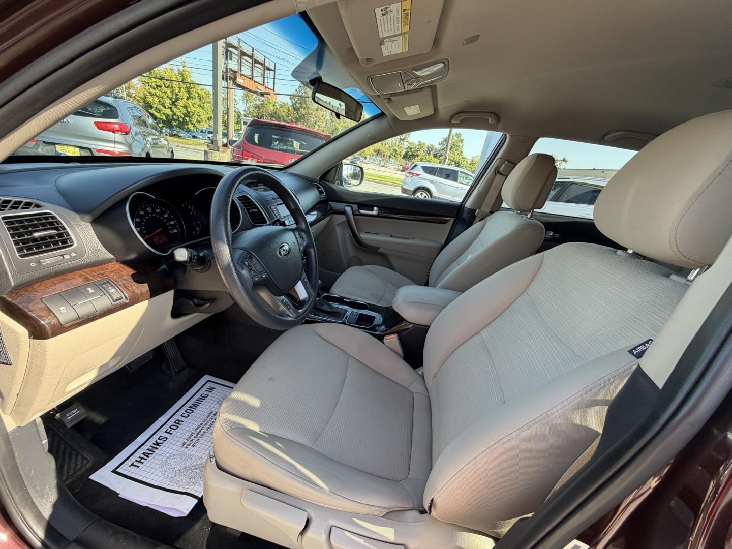 2015 MAROON Kia Sorento LX AWD (5XYKTCA6XFG) with an 2.4L L4 DOHC 16V engine, 6-Speed Automatic transmission, located at 1254 Manheim Pike, Lancaster, PA, 17601, (717) 393-9133, 40.062870, -76.323273 - Make room for your daily routine and weekend adventures in this 2015 Kia Sorento LX AWD! This versatile SUV offers a spacious interior and flexible cargo space for groceries, sports gear, or luggage. All-wheel drive adds traction when road conditions change, while its convenient four-door design mak- Photo#14