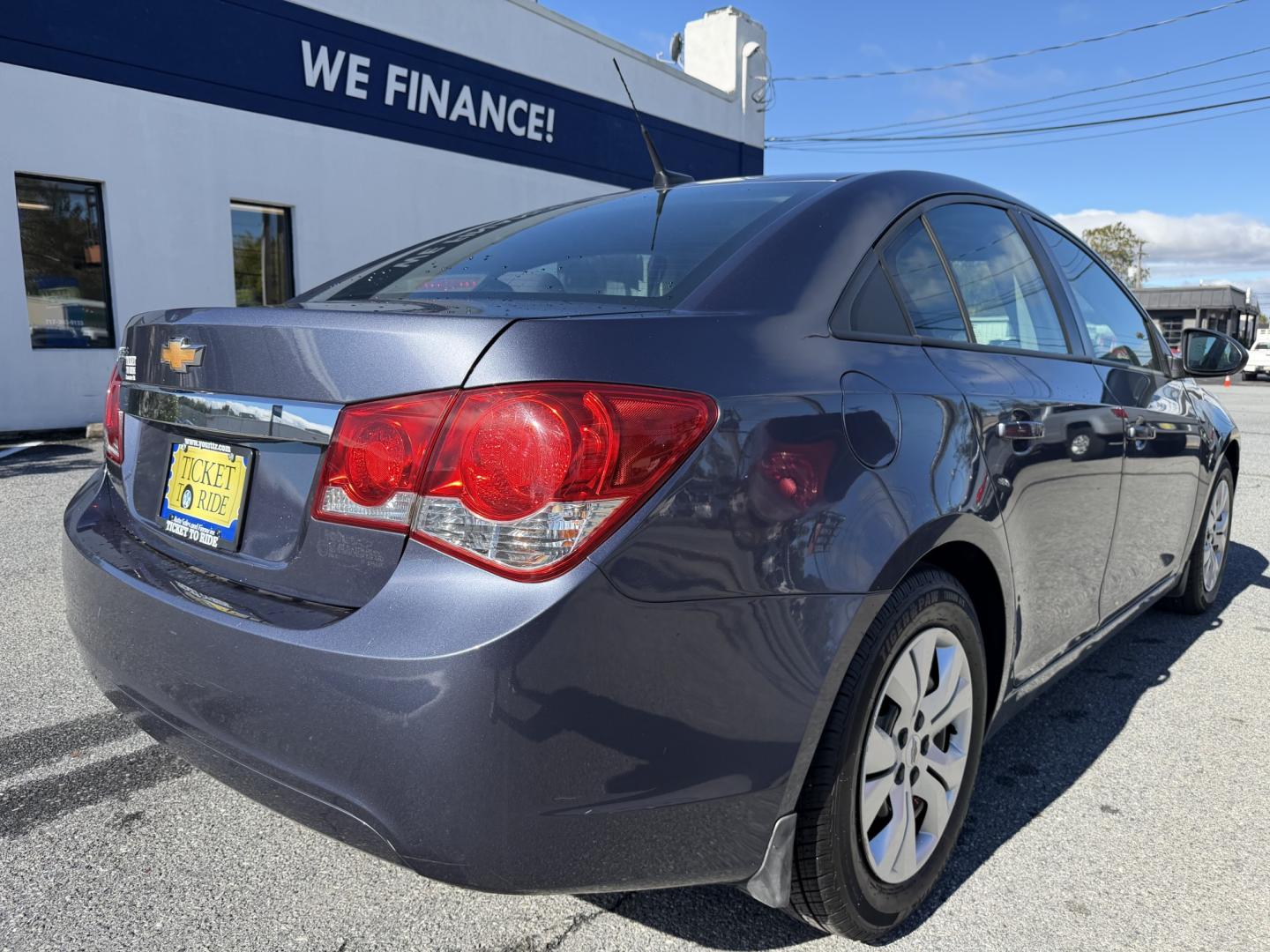 2014 BLUE Chevrolet Cruze LS Auto (1G1PA5SG1E7) with an 1.8L L4 DOHC 16V engine, 6-Speed Automatic transmission, located at 1254 Manheim Pike, Lancaster, PA, 17601, (717) 393-9133, 40.062870, -76.323273 - Bring style and practicality to your daily drive with this 2014 Chevrolet Cruze LS! This compact sedan pairs a sleek four-door design with the convenience of an automatic transmission, making it an appealing choice for commuting through Lancaster, running errands, and weekend outings. Its cabin offe- Photo#4