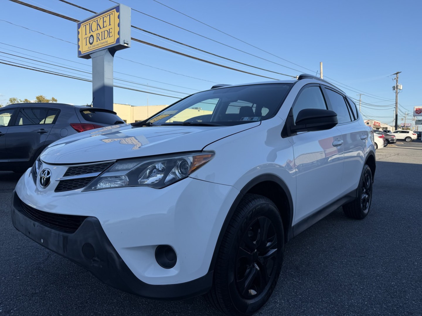 2015 WHITE Toyota RAV4 LE FWD (JTMZFREV7FD) with an 2.5L L4 DOHC 16V engine, 6-Speed Automatic transmission, located at 1254 Manheim Pike, Lancaster, PA, 17601, (717) 393-9133, 40.062870, -76.323273 - Make room for everyday adventures in this 2015 Toyota RAV4 LE FWD! With a roomy interior, versatile cargo space, and easy-to-drive design, this SUV is a practical choice for commuting, errands, and weekend getaways. Visit Ticket To Ride Auto Sales in Lancaster to take a closer look and explore finan- Photo#0