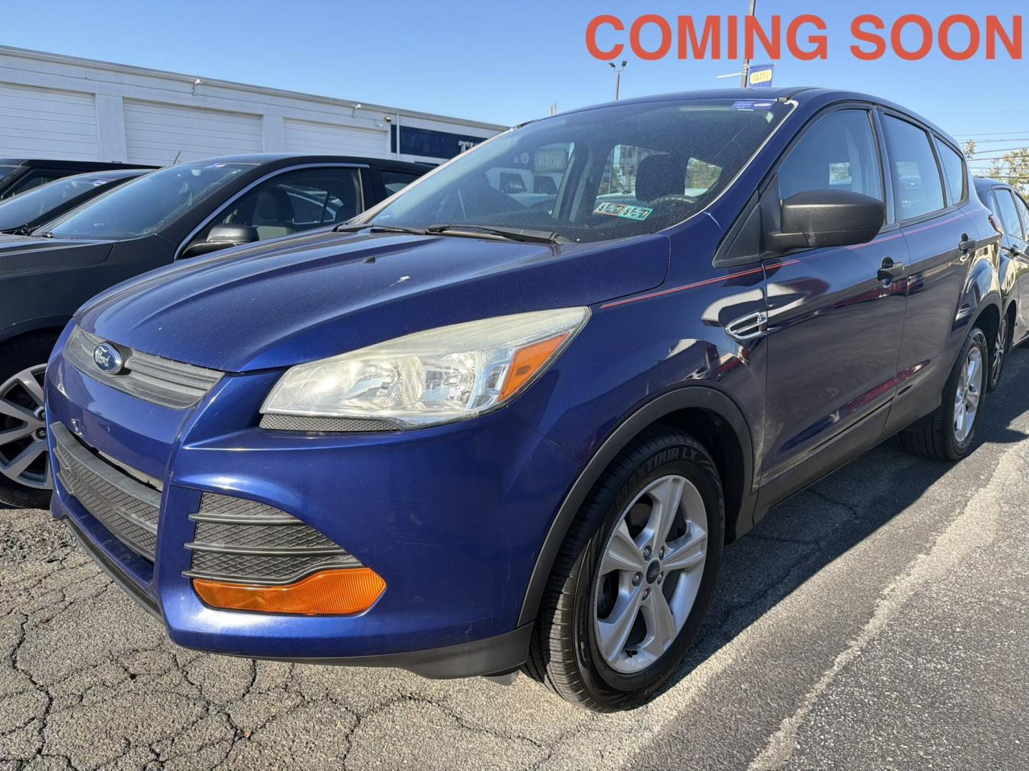 2015 BLUE Ford Escape S FWD (1FMCU0F7XFU) with an 2.5L L4 DOHC 16V engine, 6A transmission, located at 1254 Manheim Pike, Lancaster, PA, 17601, (717) 393-9133, 40.062870, -76.323273- Photo#0