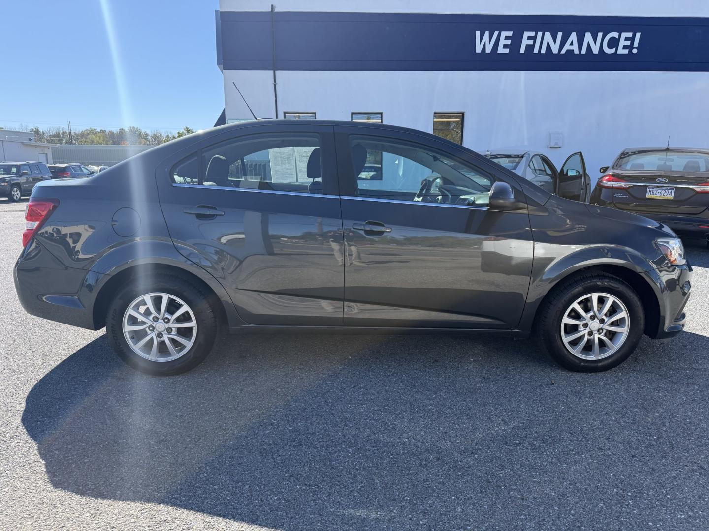 2017 GRAY Chevrolet Sonic LT Manual Sedan (1G1JD5SG6H4) with an 1.8L L4 DOHC 24V engine, 5M transmission, located at 1254 Manheim Pike, Lancaster, PA, 17601, (717) 393-9133, 40.062870, -76.323273- Photo#1