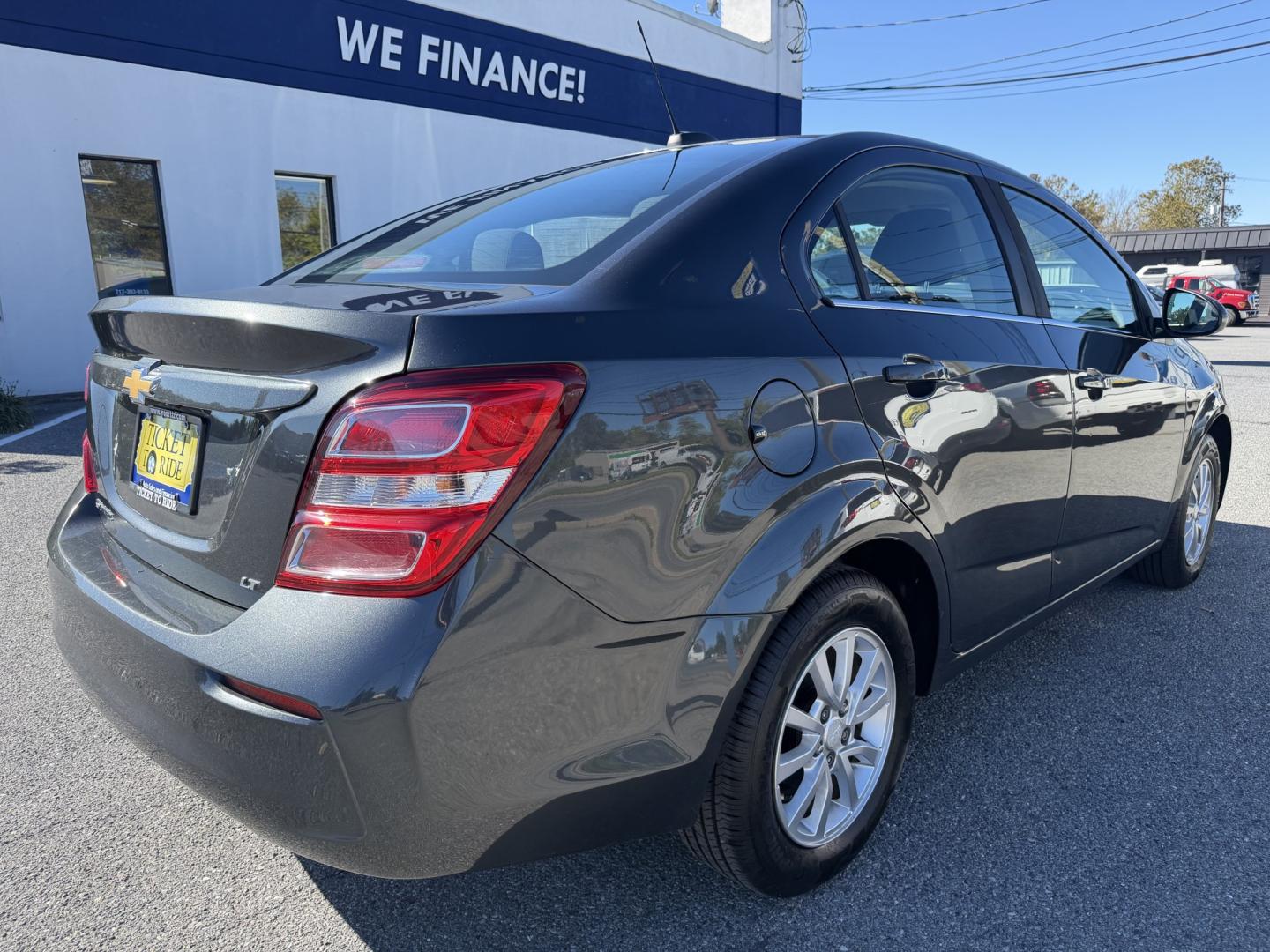 2017 GRAY Chevrolet Sonic LT Manual Sedan (1G1JD5SG6H4) with an 1.8L L4 DOHC 24V engine, 5M transmission, located at 1254 Manheim Pike, Lancaster, PA, 17601, (717) 393-9133, 40.062870, -76.323273- Photo#2