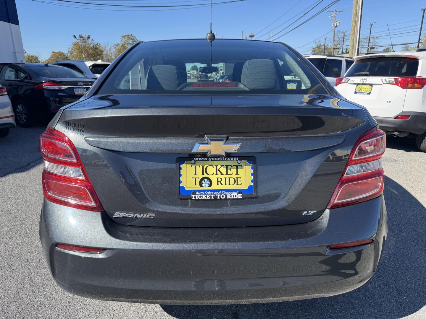 2017 GRAY Chevrolet Sonic LT Manual Sedan (1G1JD5SG6H4) with an 1.8L L4 DOHC 24V engine, 5M transmission, located at 1254 Manheim Pike, Lancaster, PA, 17601, (717) 393-9133, 40.062870, -76.323273- Photo#3